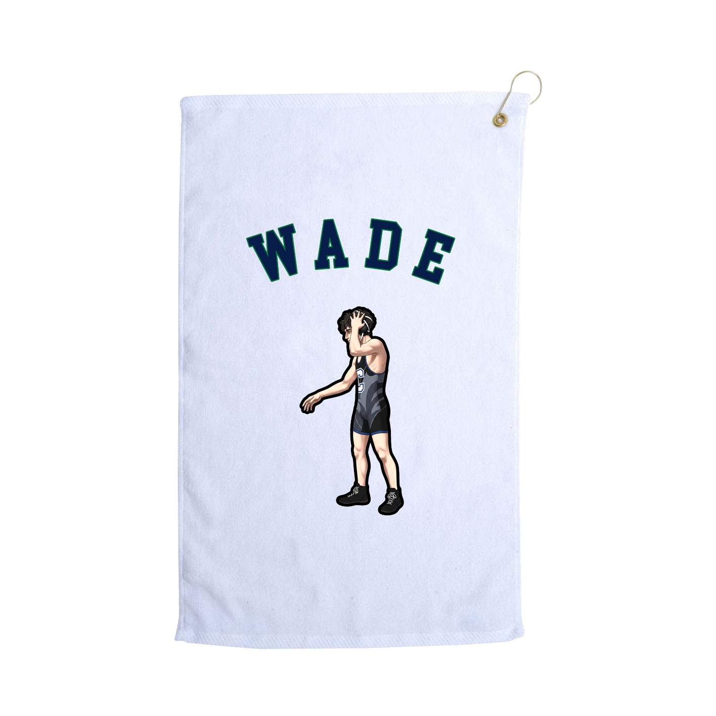Golf Towel — Shirsey Arch in White