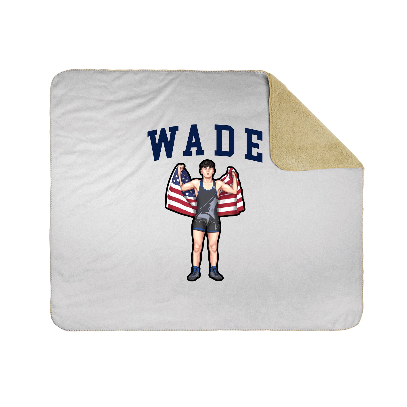Throw Blanket — Shirsey in White