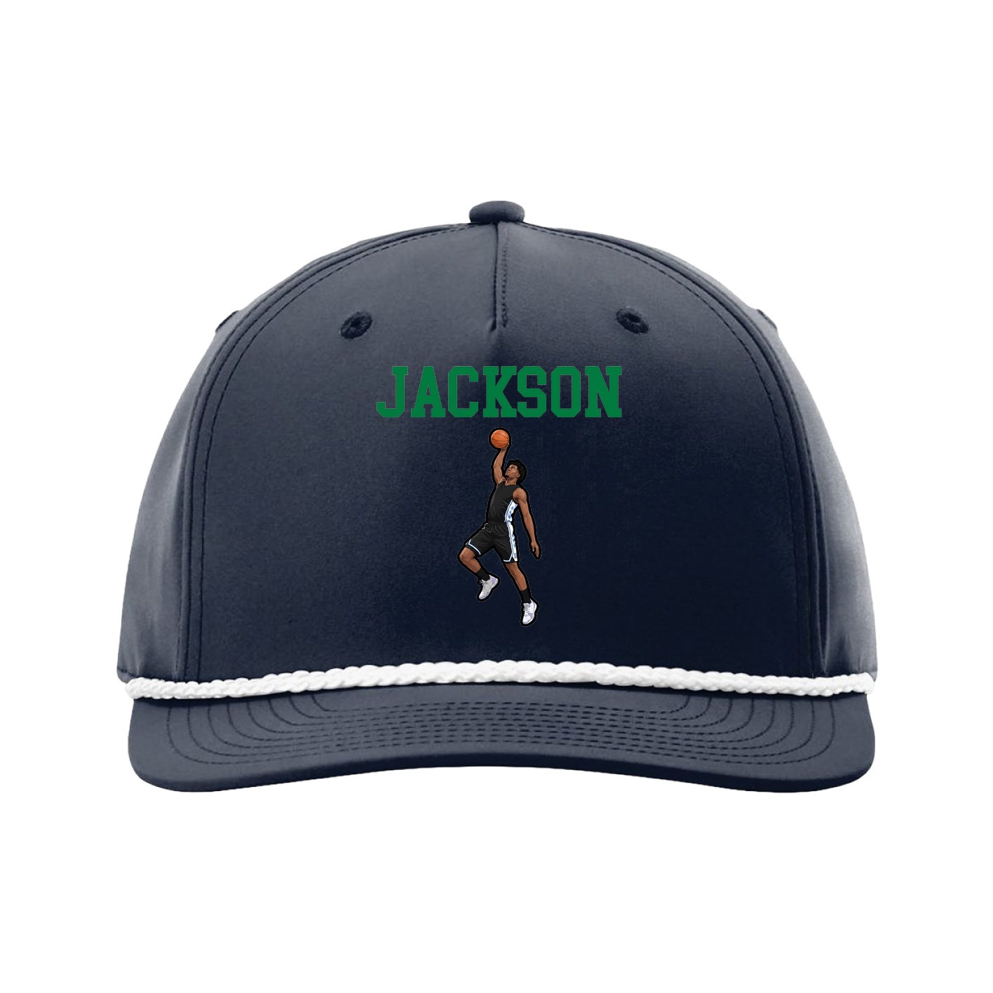 Five-Panel Classic Rope Cap — Shirsey in Navy