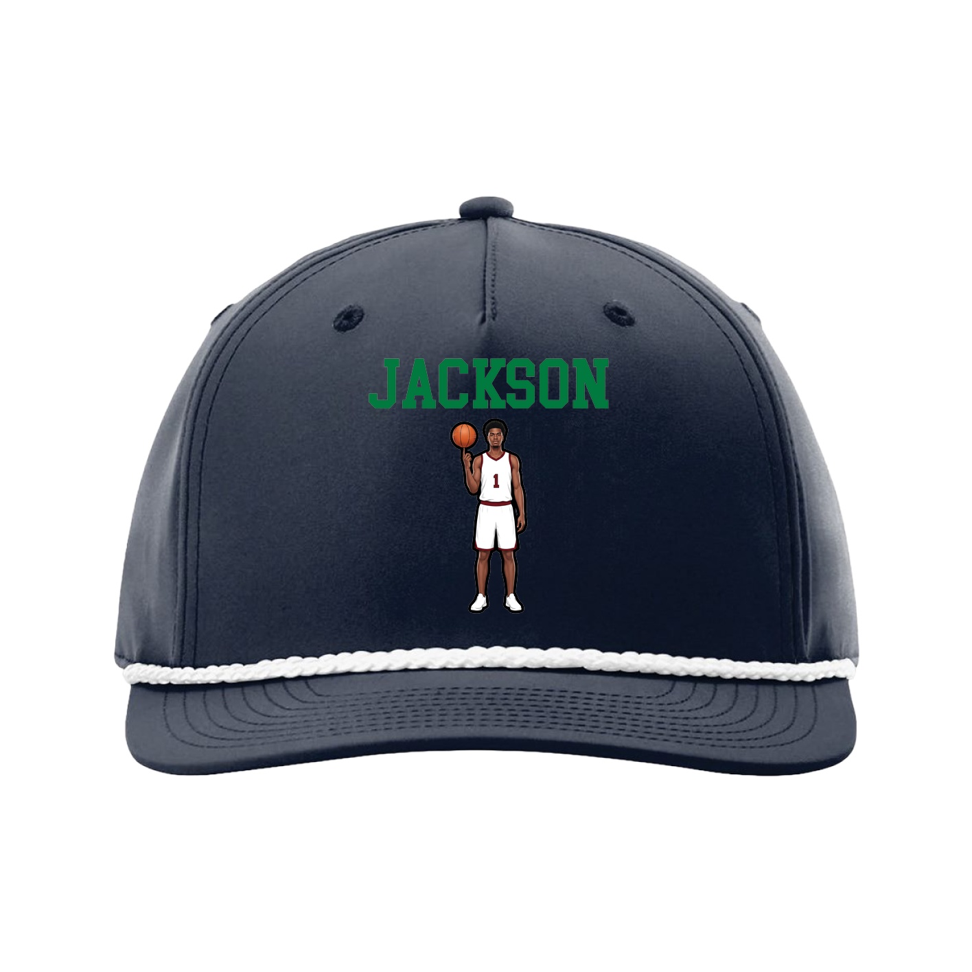 Five-Panel Classic Rope Cap — Shirsey in Navy