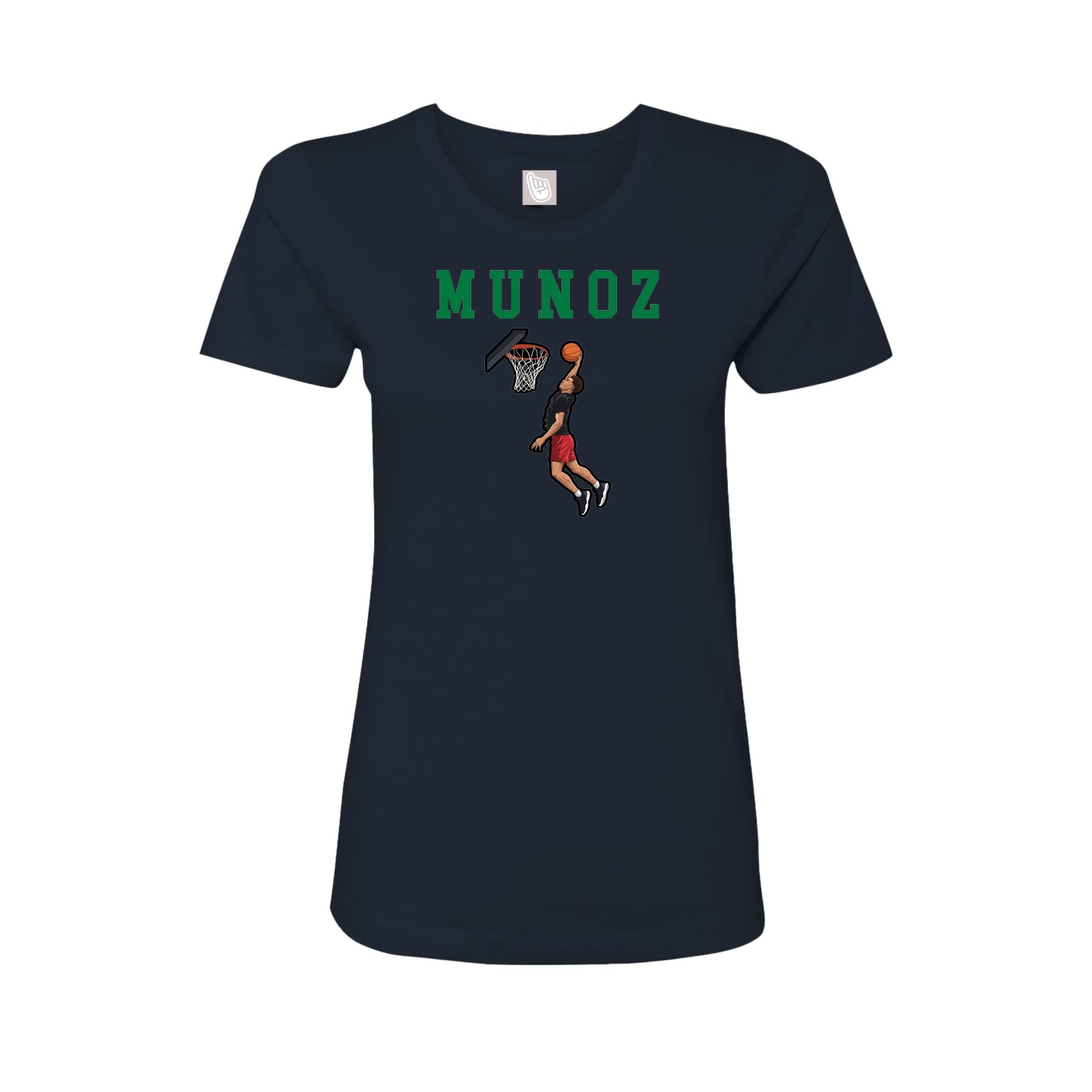 Fitted Women's Tee — Shirsey in Navy