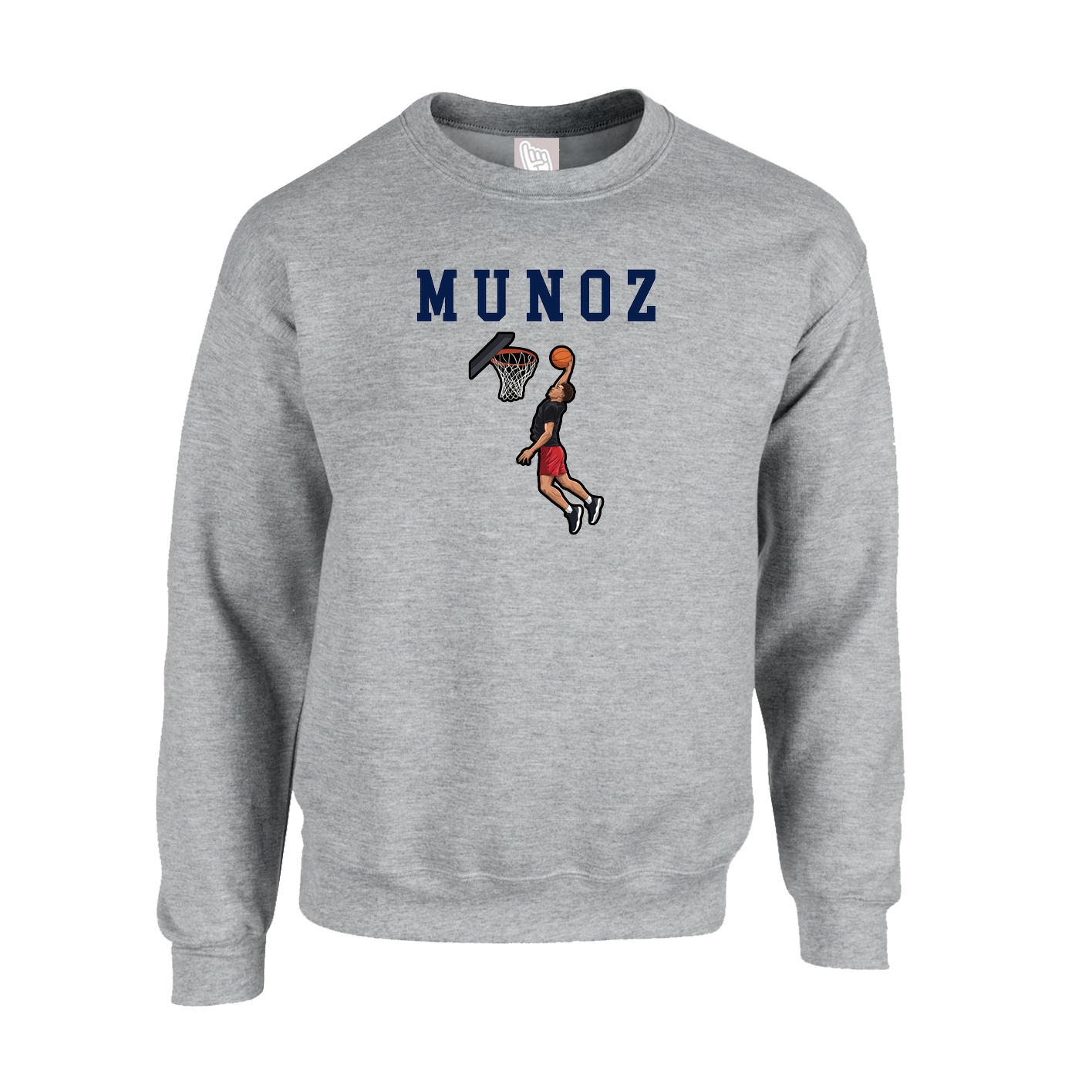 Fleece Crew — Shirsey in Grey