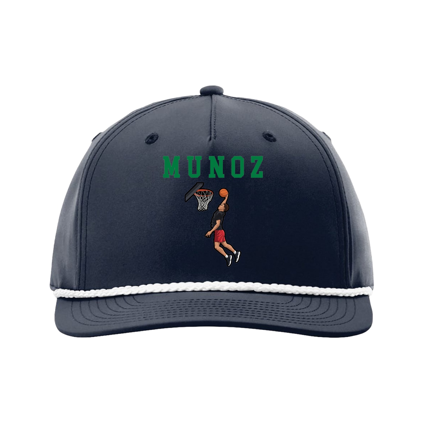 Five-Panel Classic Rope Cap — Shirsey in Navy