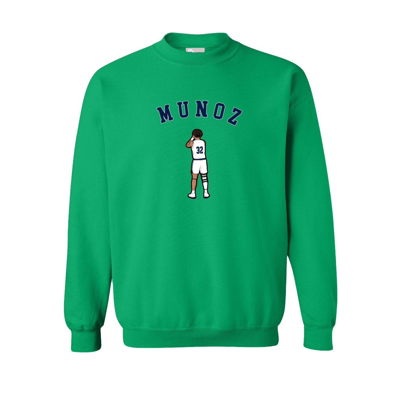 Fleece Crew — Shirsey Arch in Green