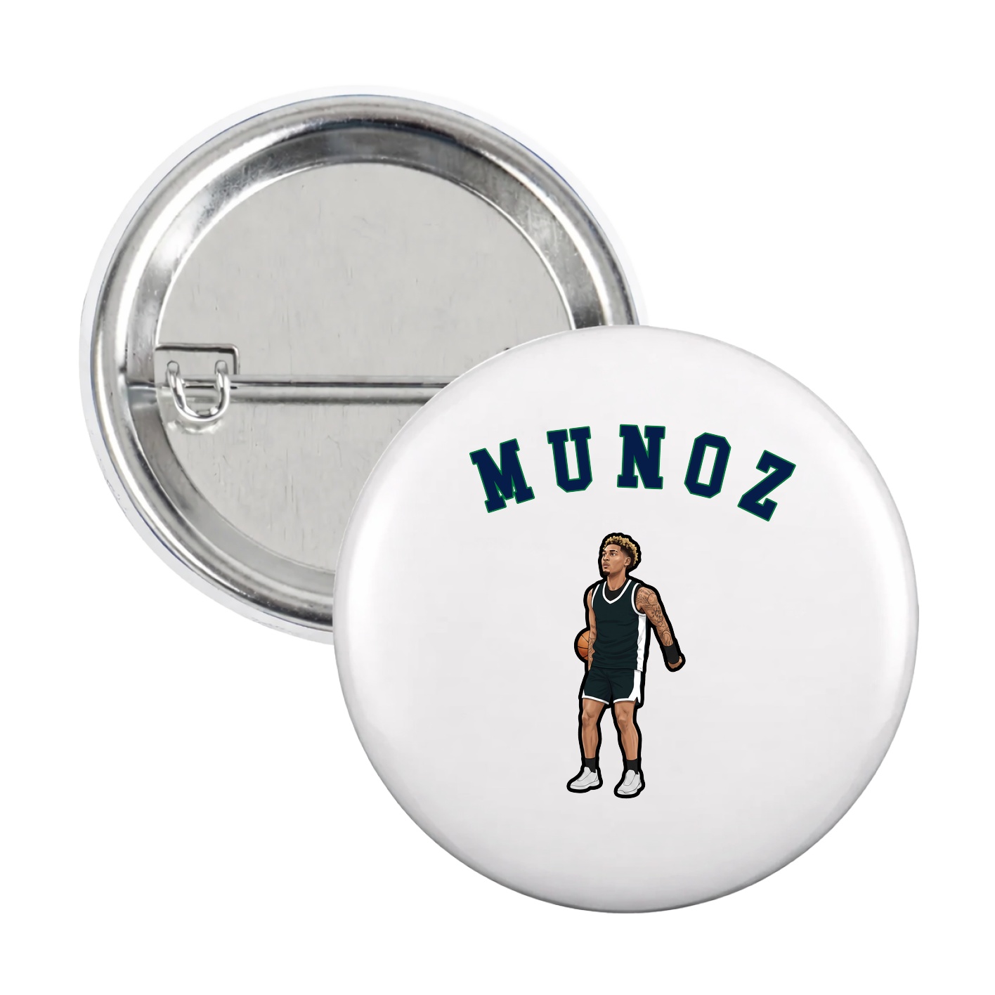 Game Day Button — Shirsey Arch in White