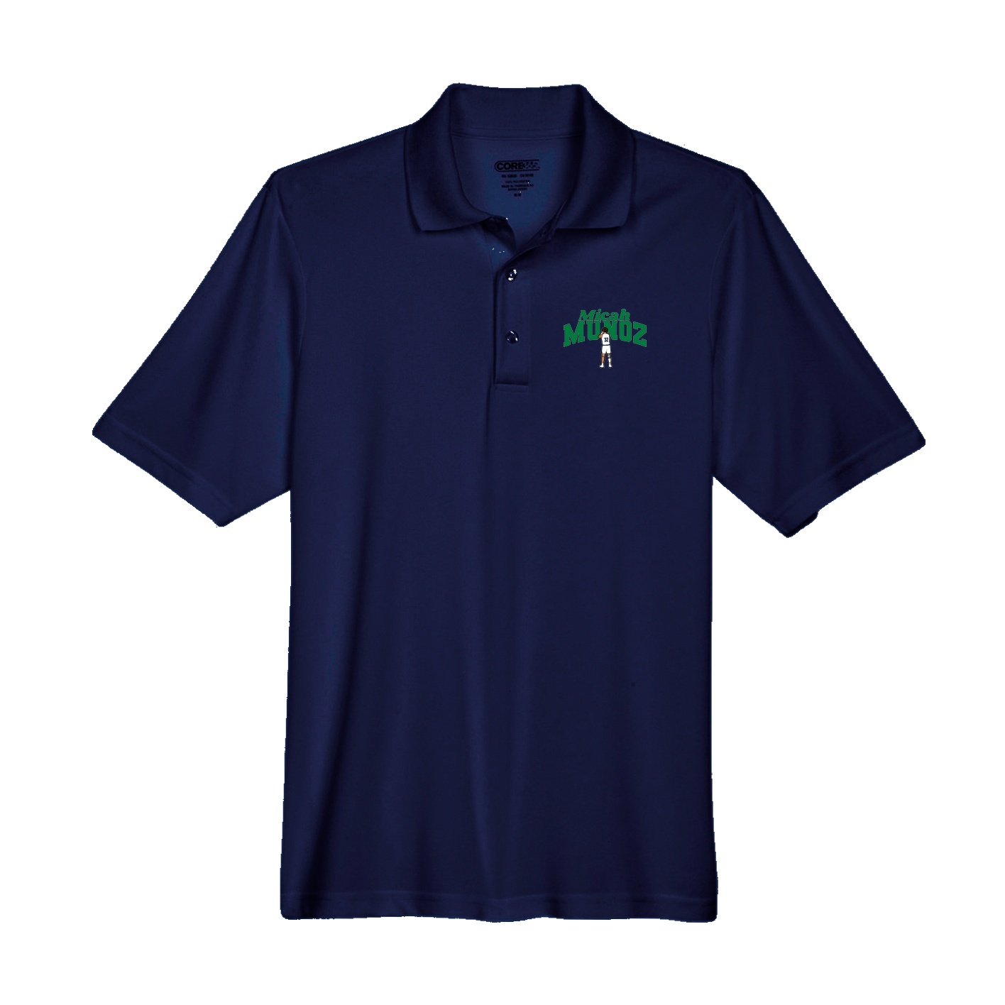 Performance Polo — Signature Arch in Navy