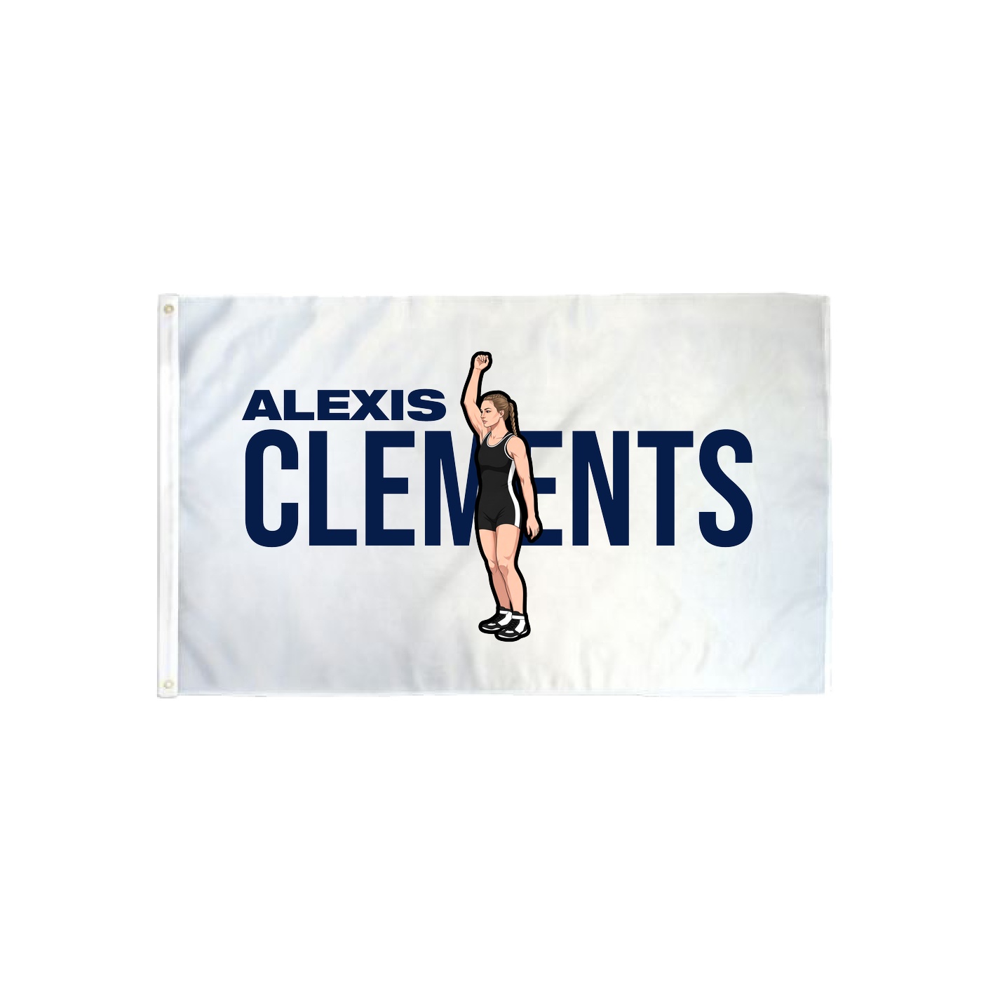 3x5 Flag — Player Name in Classic