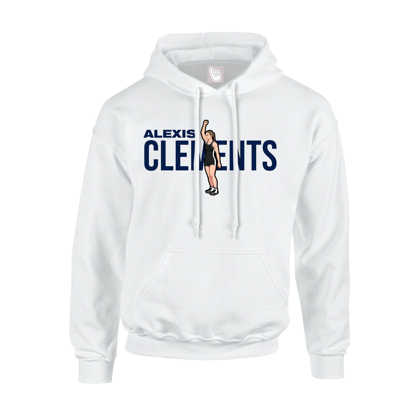 Hoodie — Player Name in White