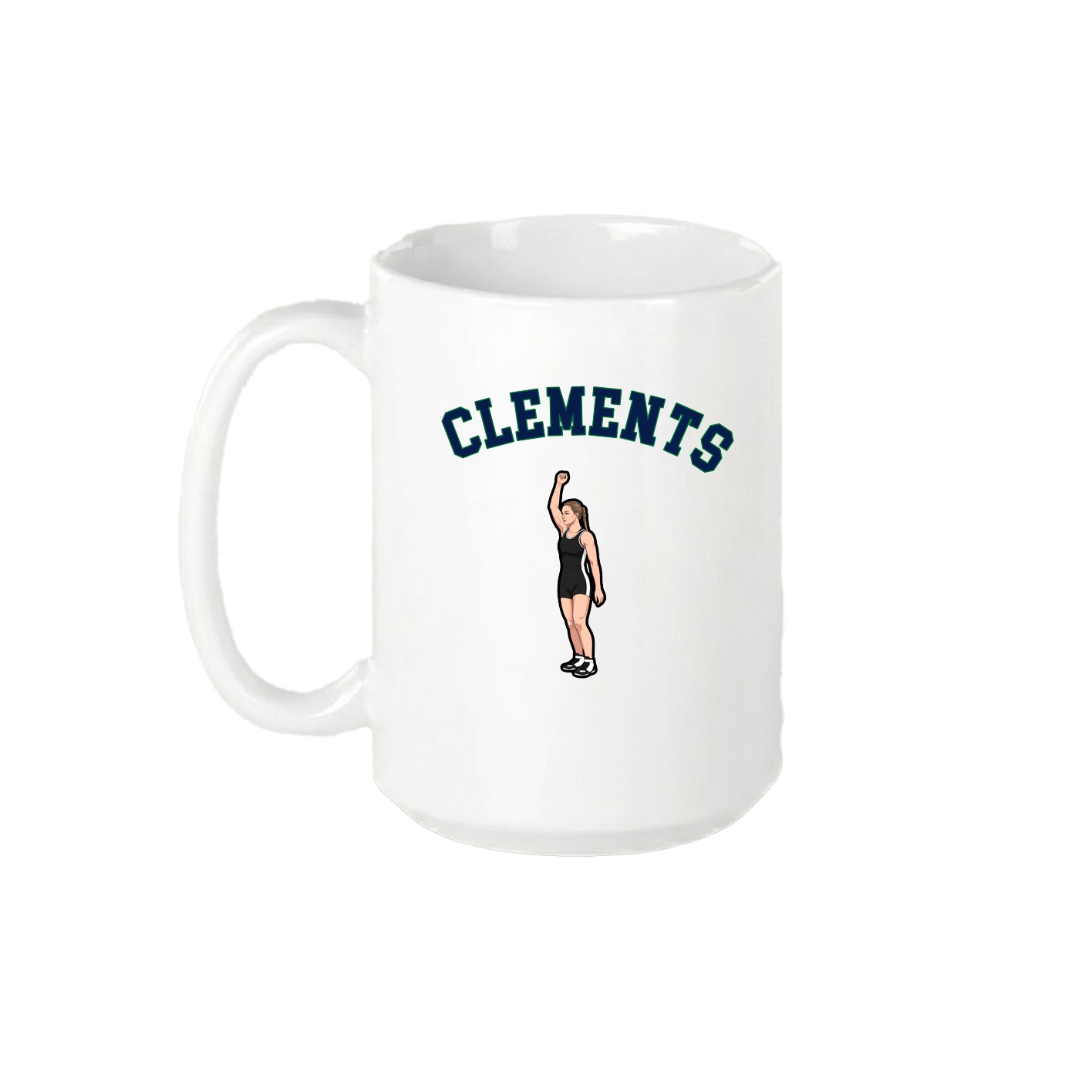 15oz Coffee Mug — Shirsey Arch in White