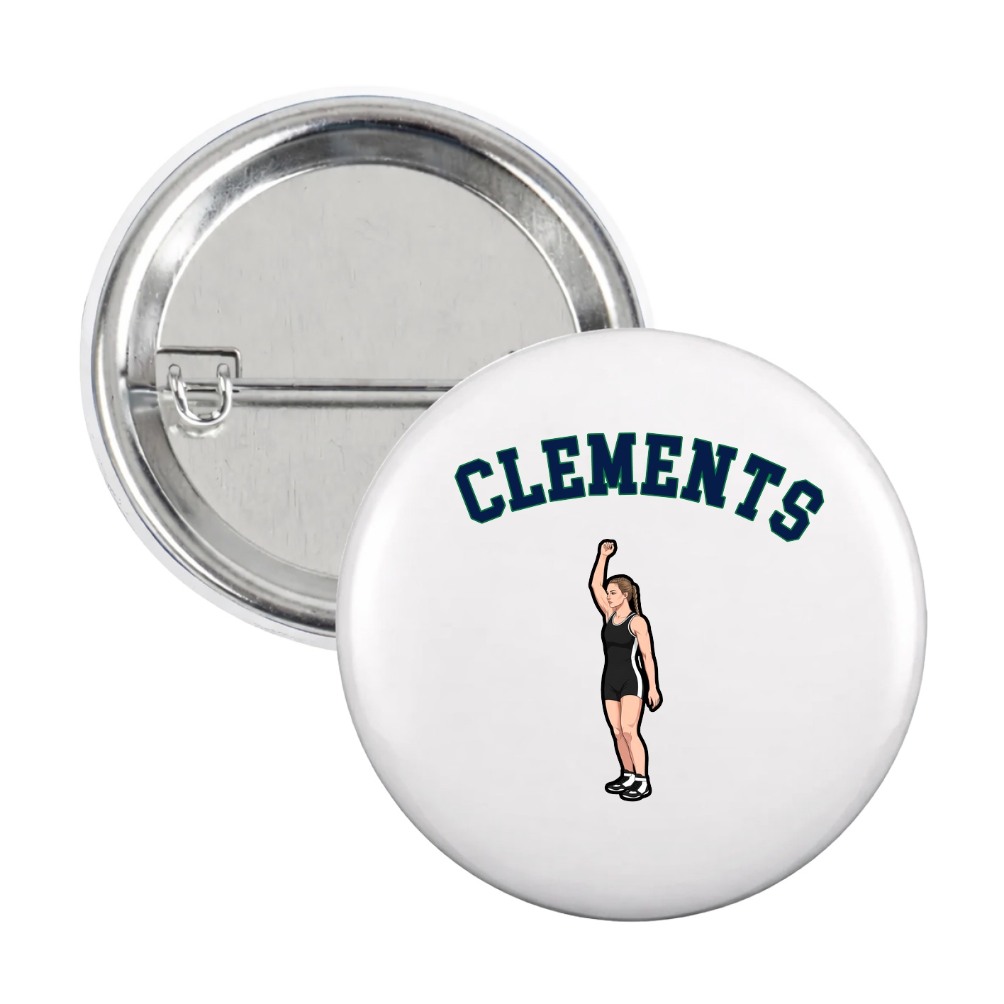 Game Day Button — Shirsey Arch in White
