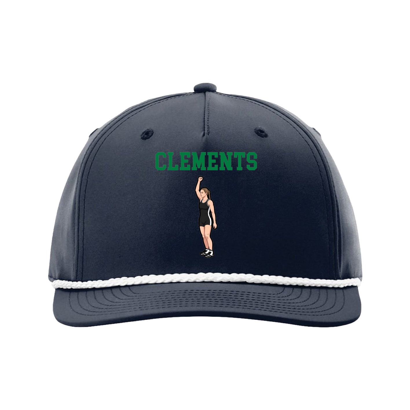 Five-Panel Classic Rope Cap — Shirsey in Navy