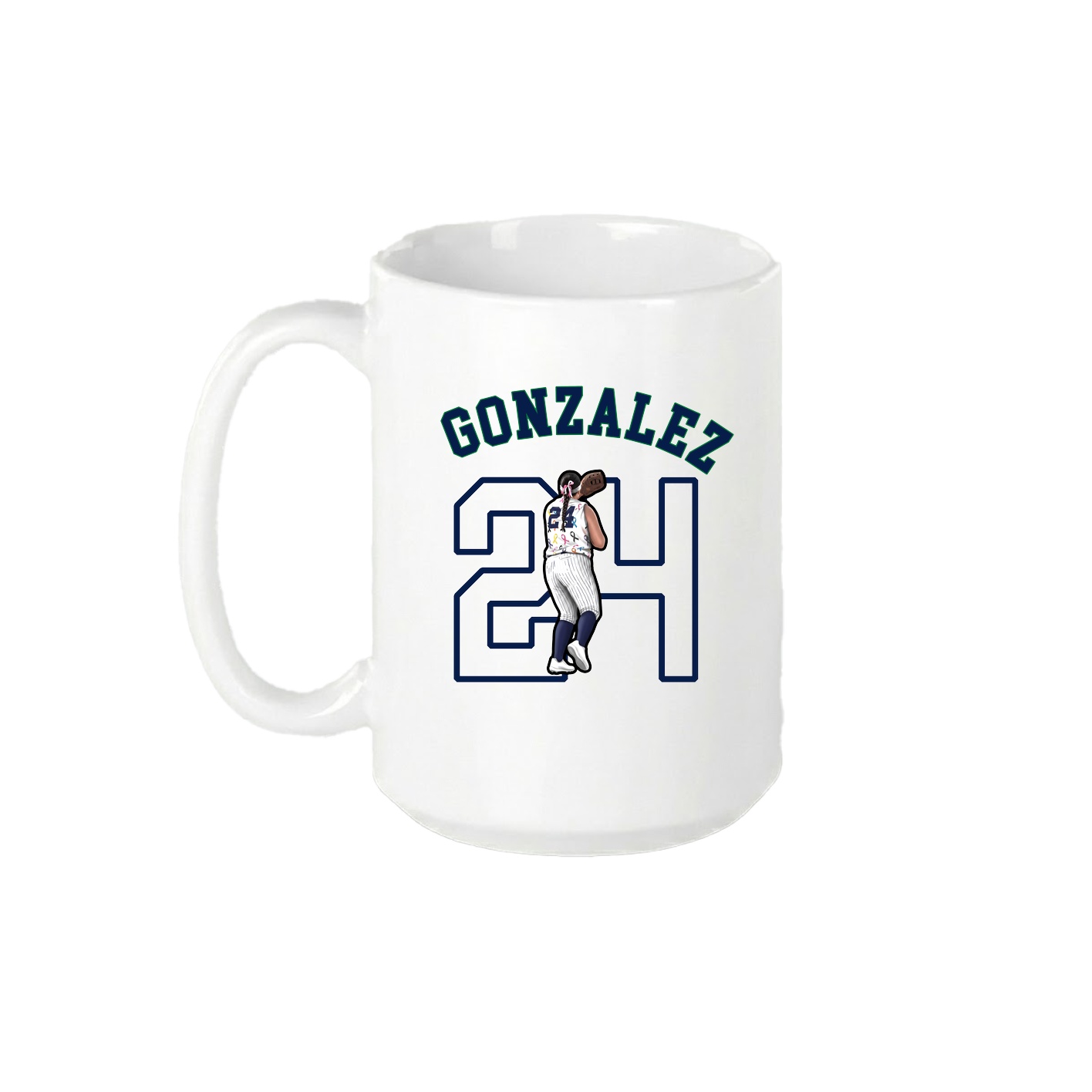 15oz Coffee Mug — Shirsey Arch in White