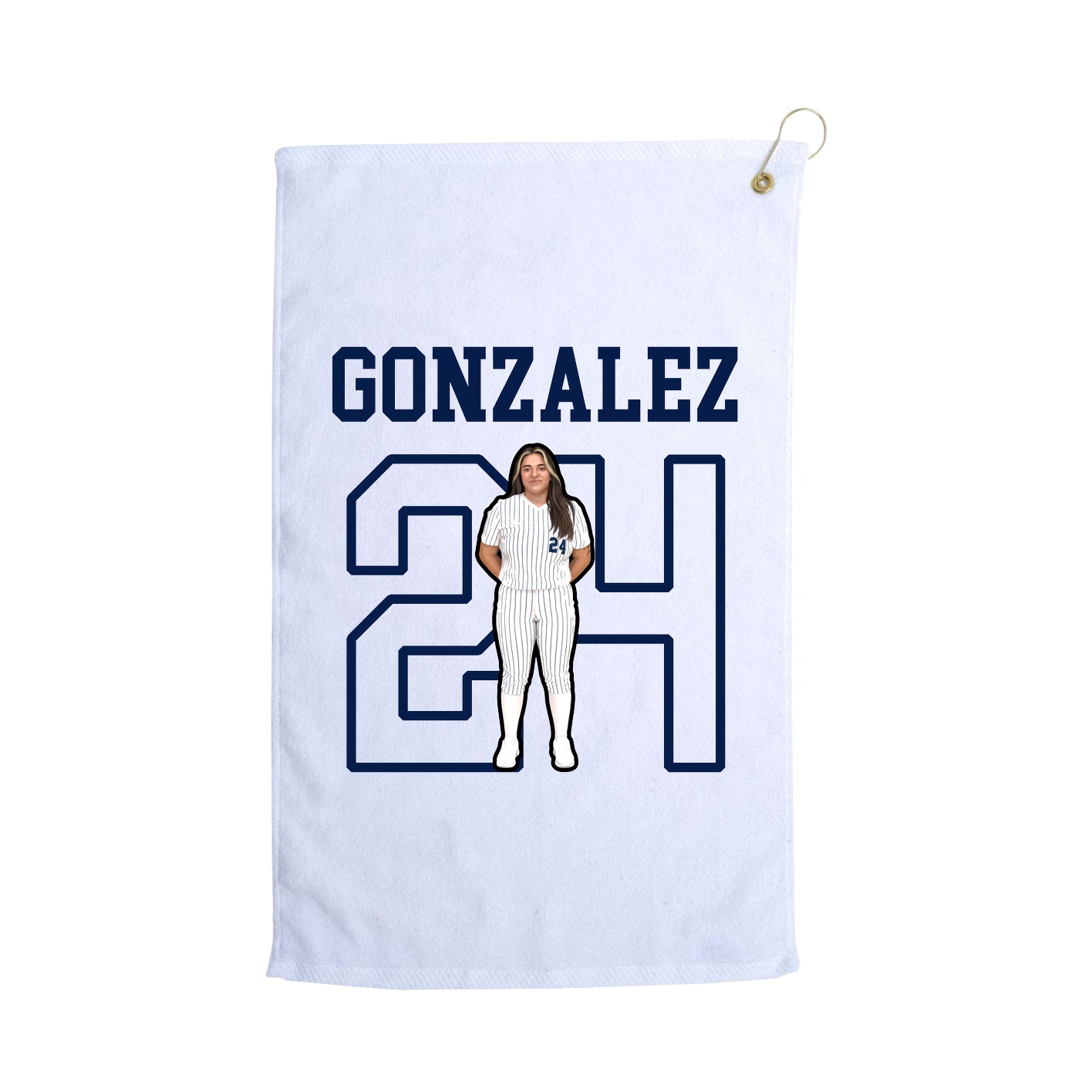 Golf Towel — Shirsey in White