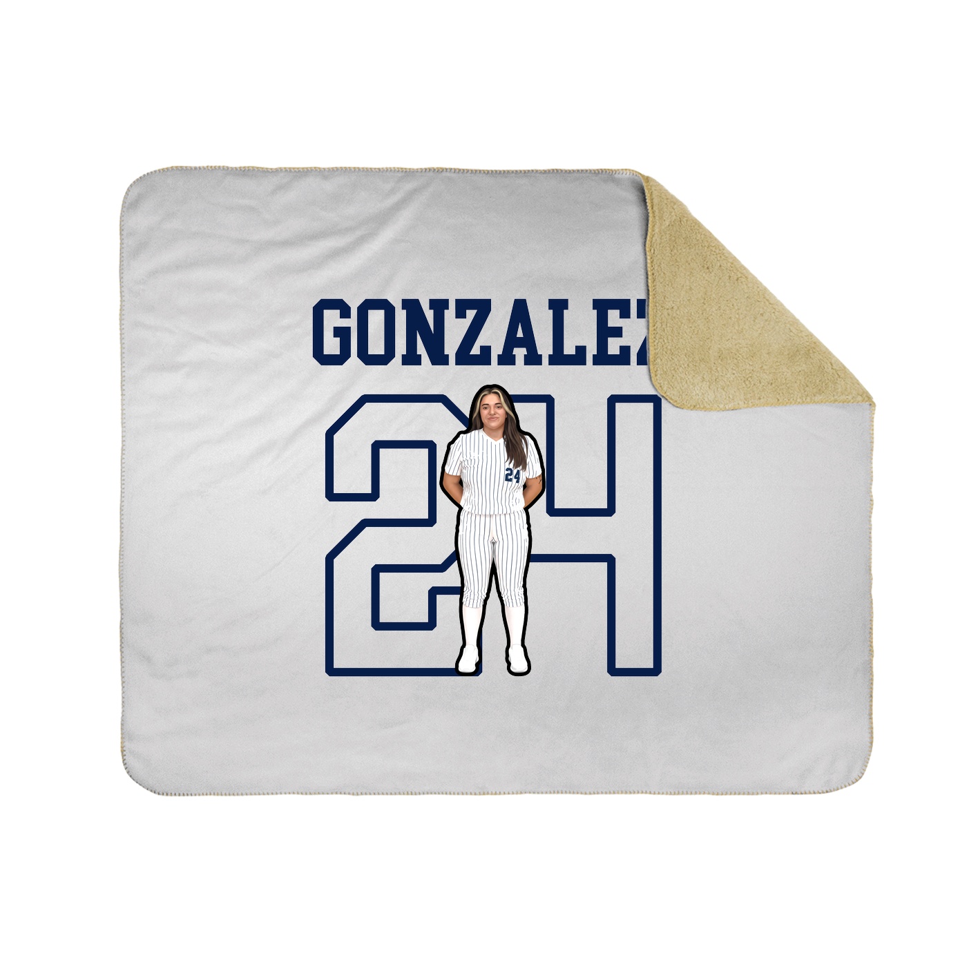 Throw Blanket — Shirsey in White