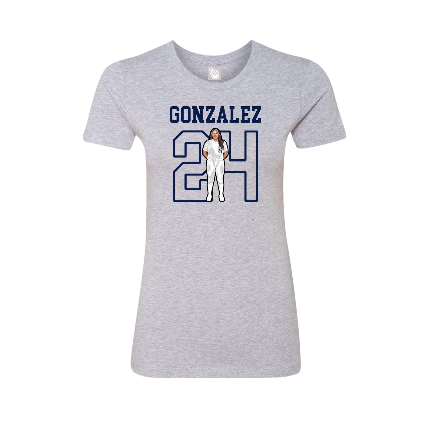 Fitted Women's Tee — Shirsey in Grey