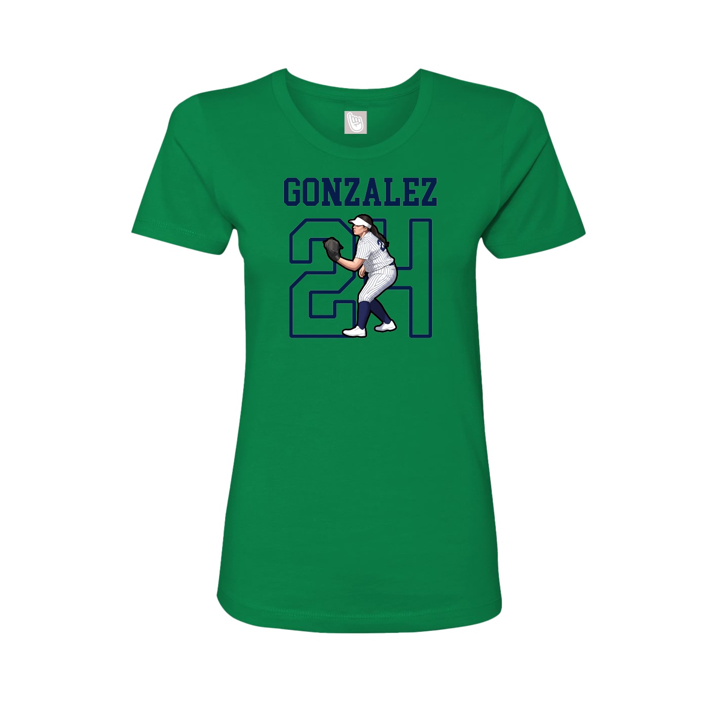 Fitted Women's Tee — Shirsey in Green