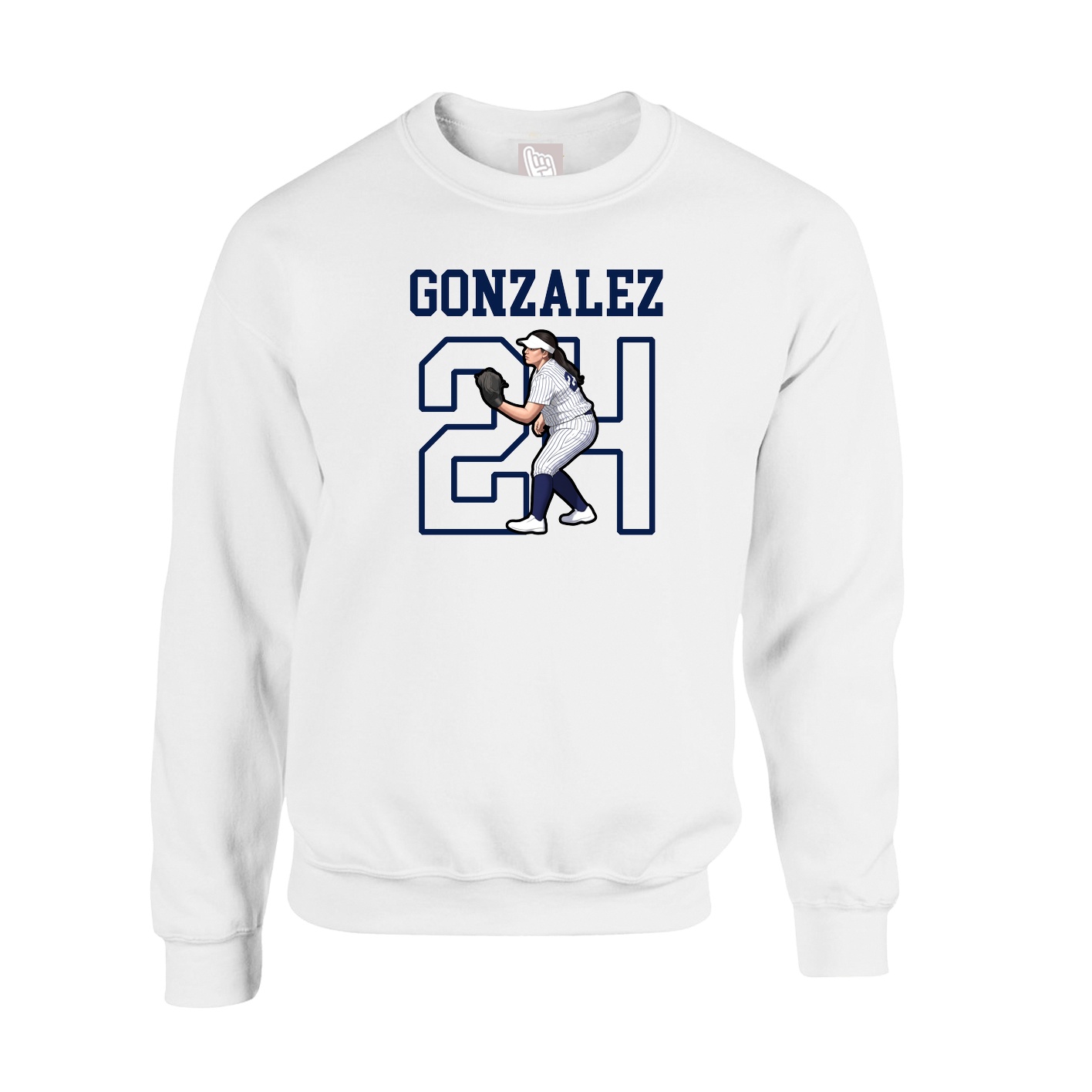Fleece Crew — Shirsey in White