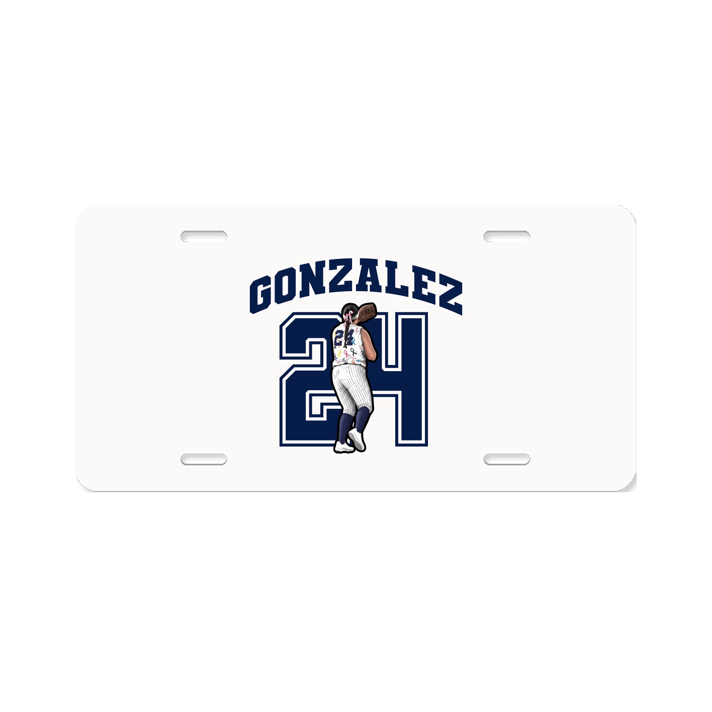 License Plate — Number in Classic