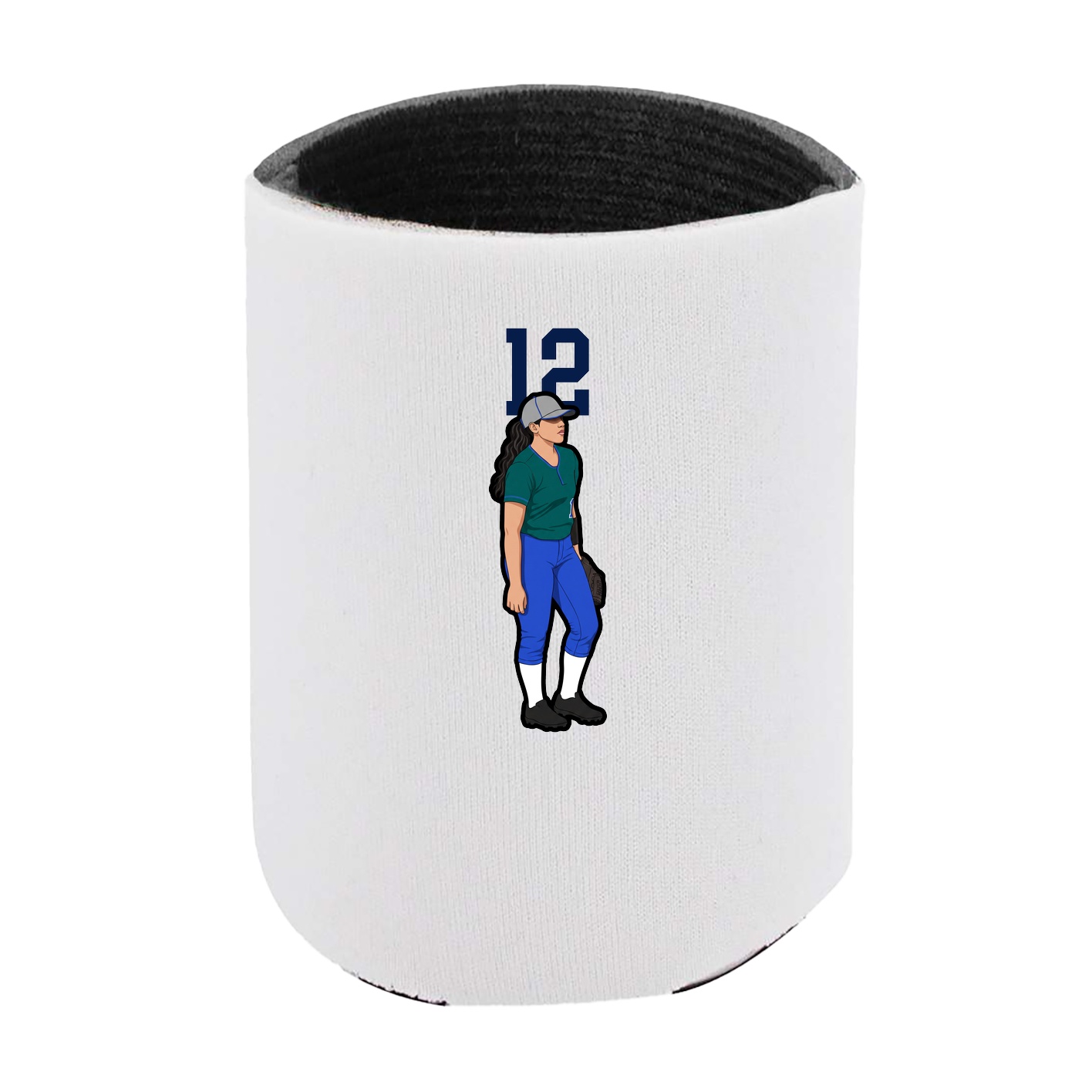 Can Holder — Number Top in White