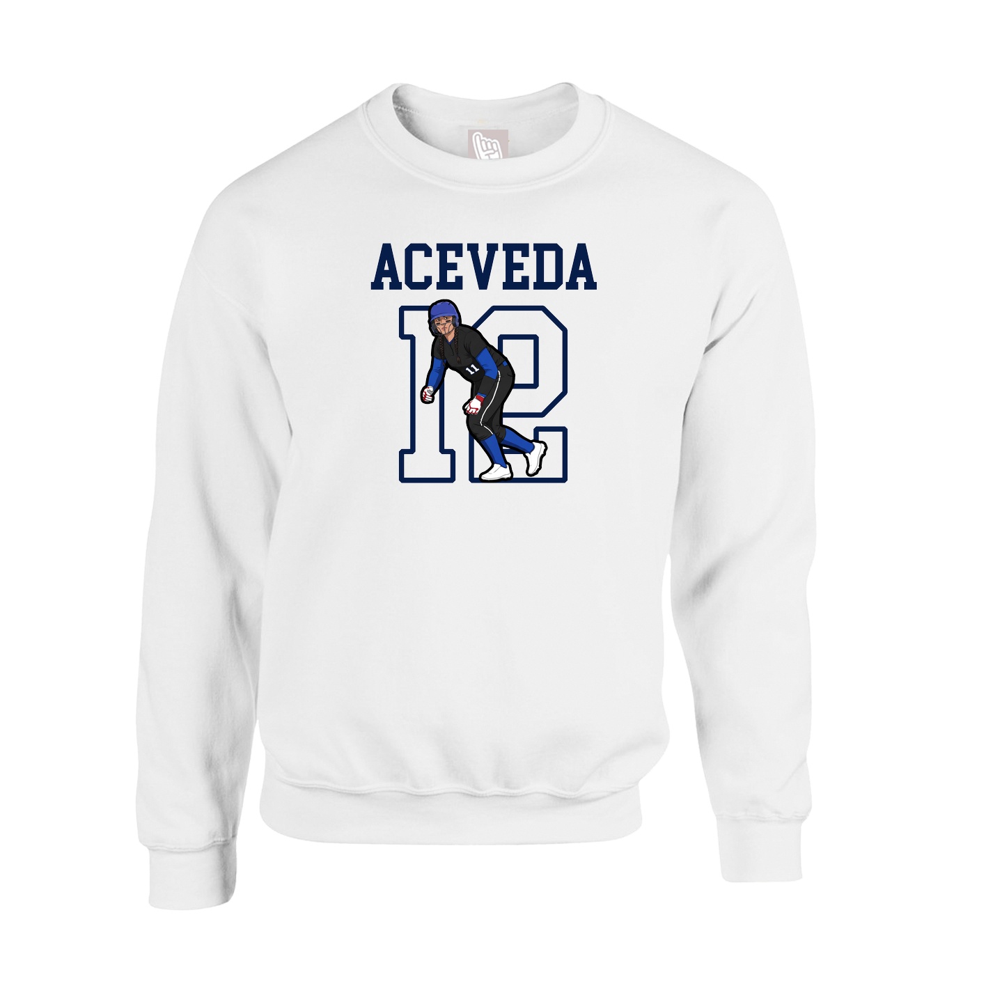 Fleece Crew — Shirsey in White
