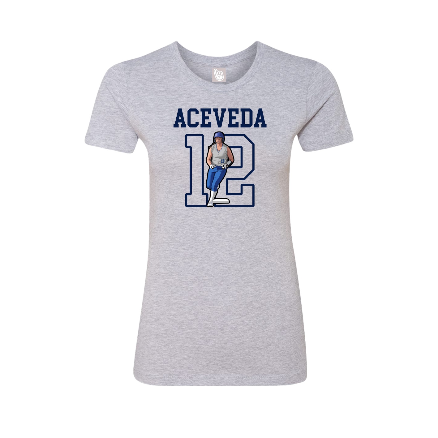 Fitted Women's Tee — Shirsey in Grey