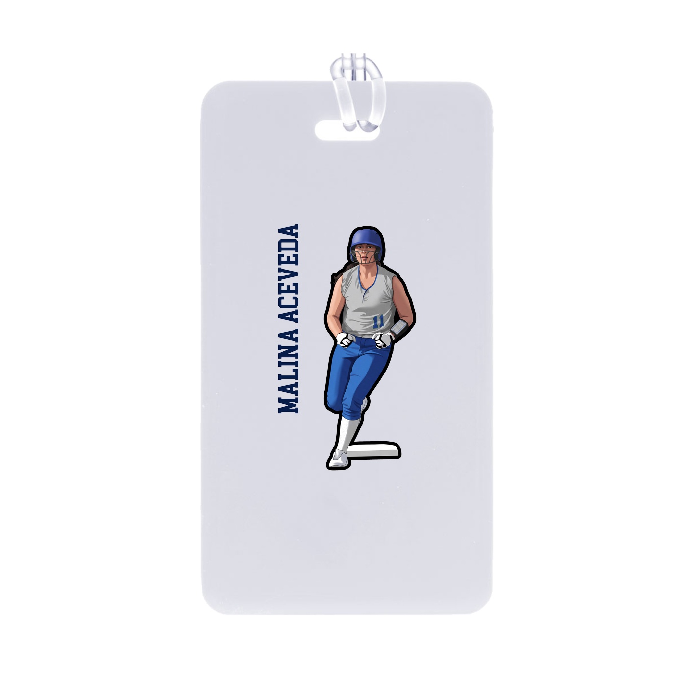 Bag Tag — Name Vertical in Classic