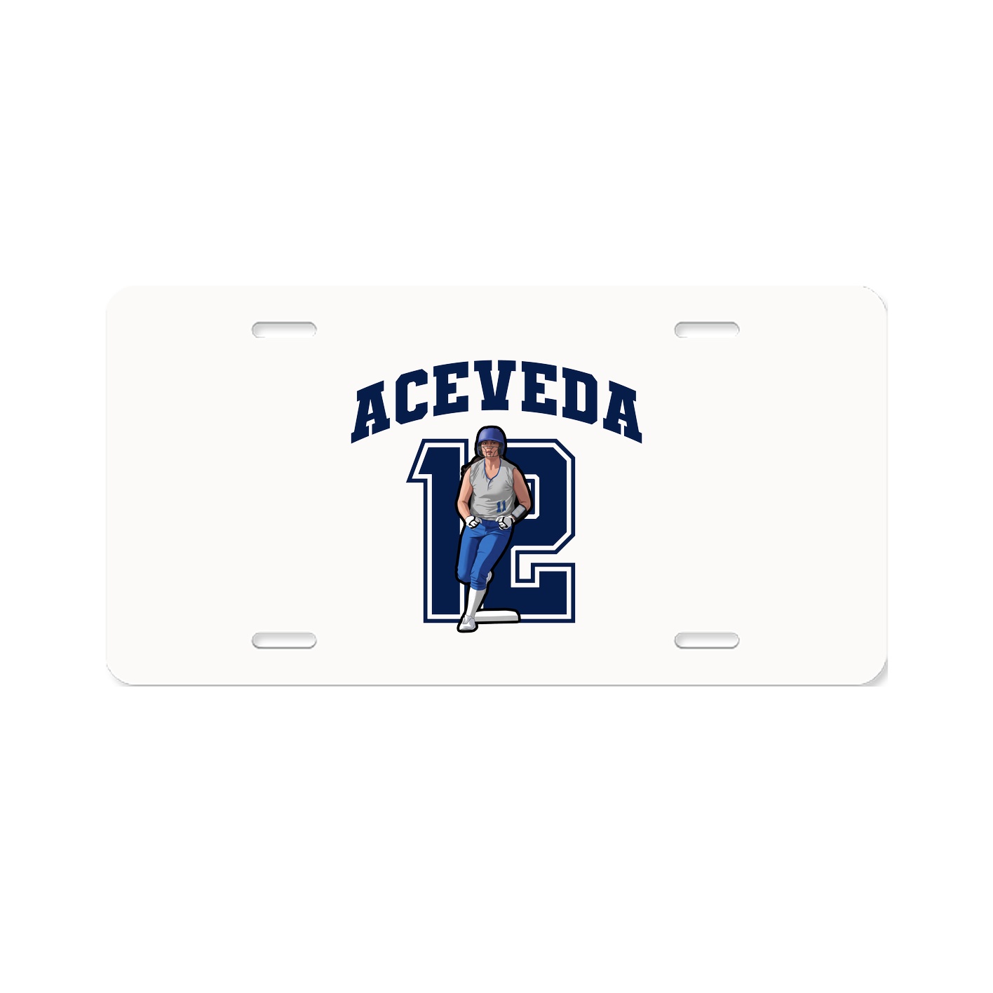 License Plate — Number in Classic