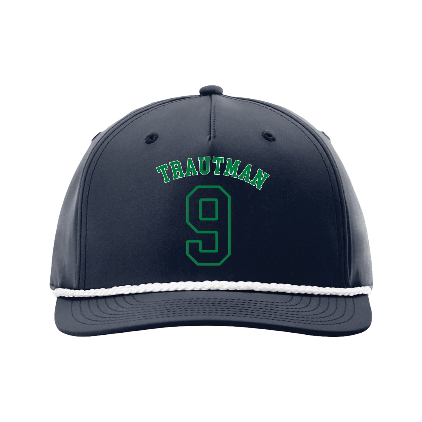 Five-Panel Classic Rope Cap — Shirsey Arch in Navy
