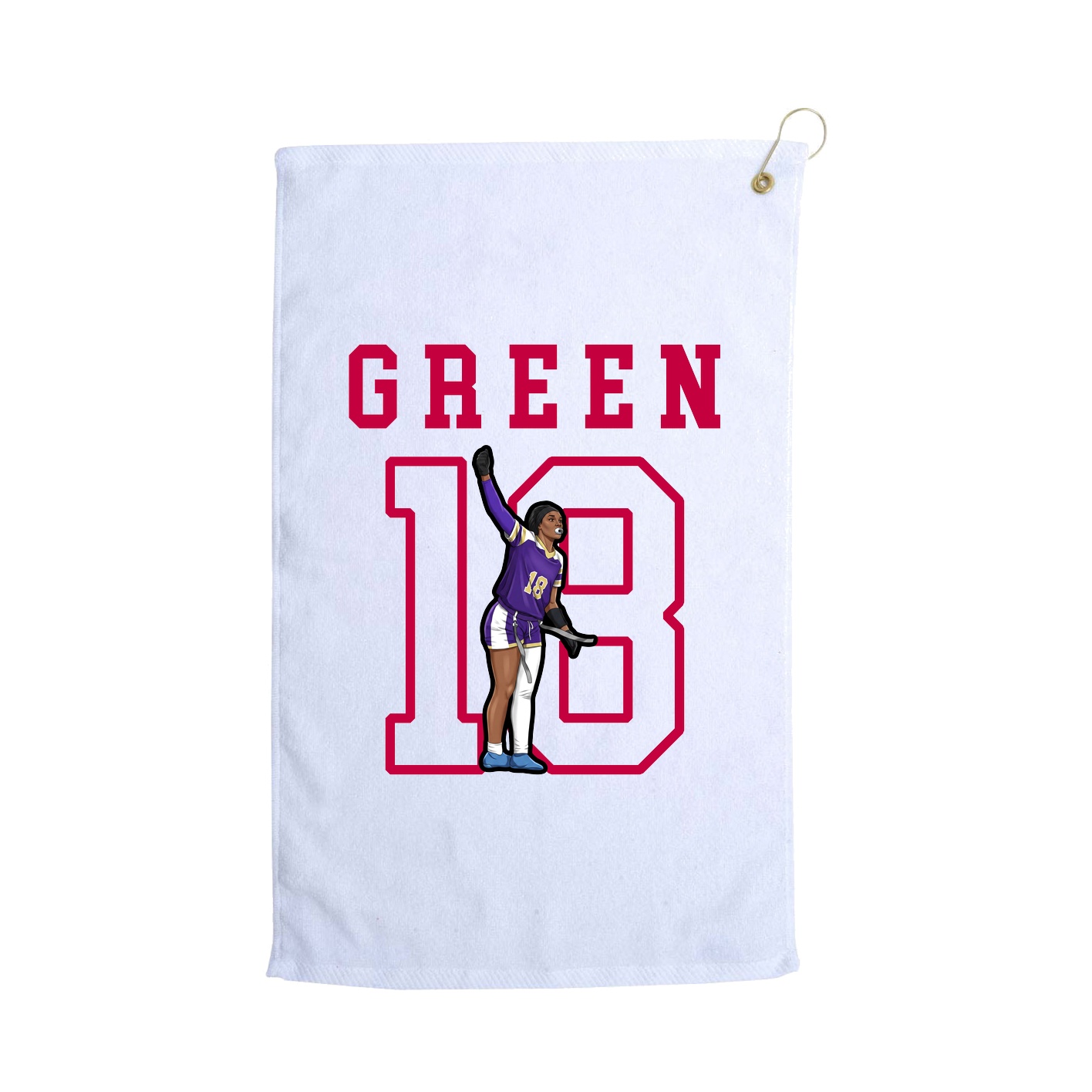 Golf Towel — Shirsey in White
