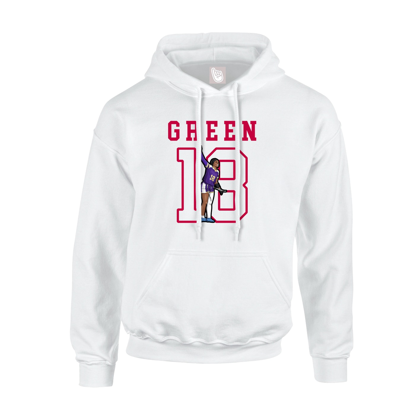 Youth Hoodie — Shirsey in White