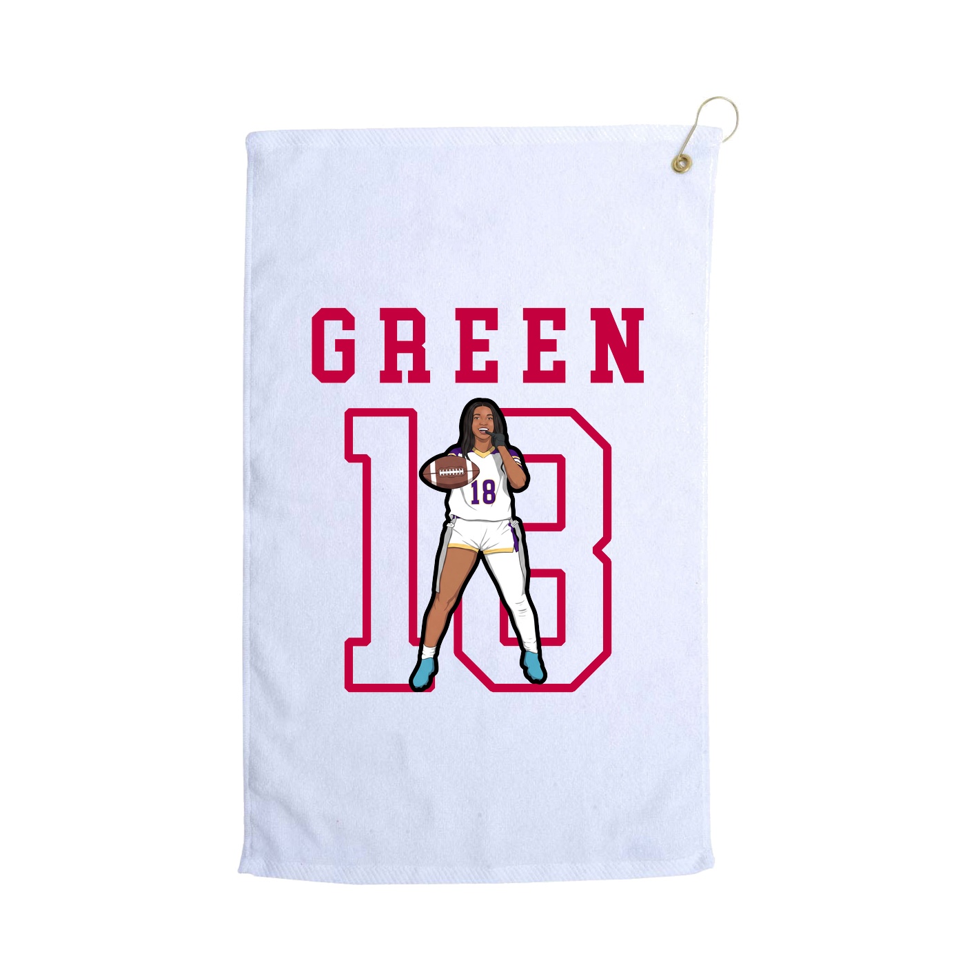 Golf Towel — Shirsey in White