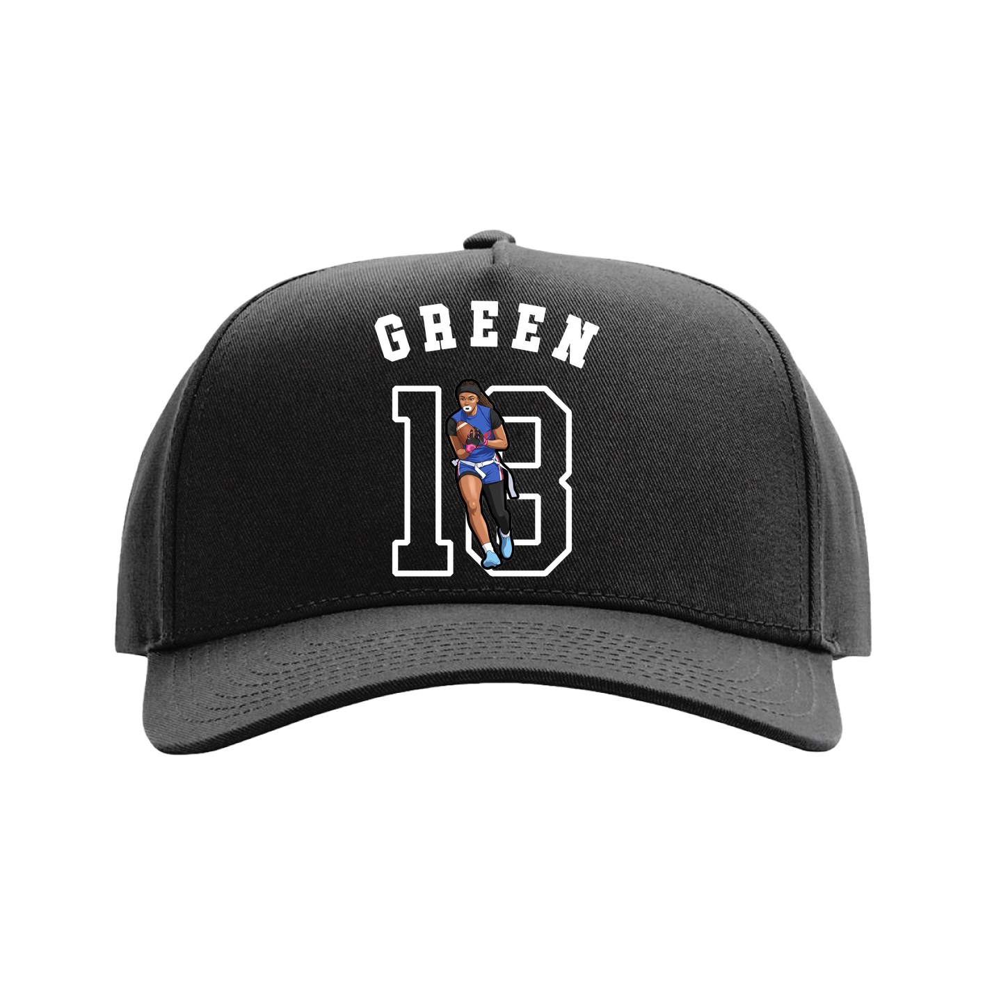 Full Fabric Five-Panel Champ Cap
