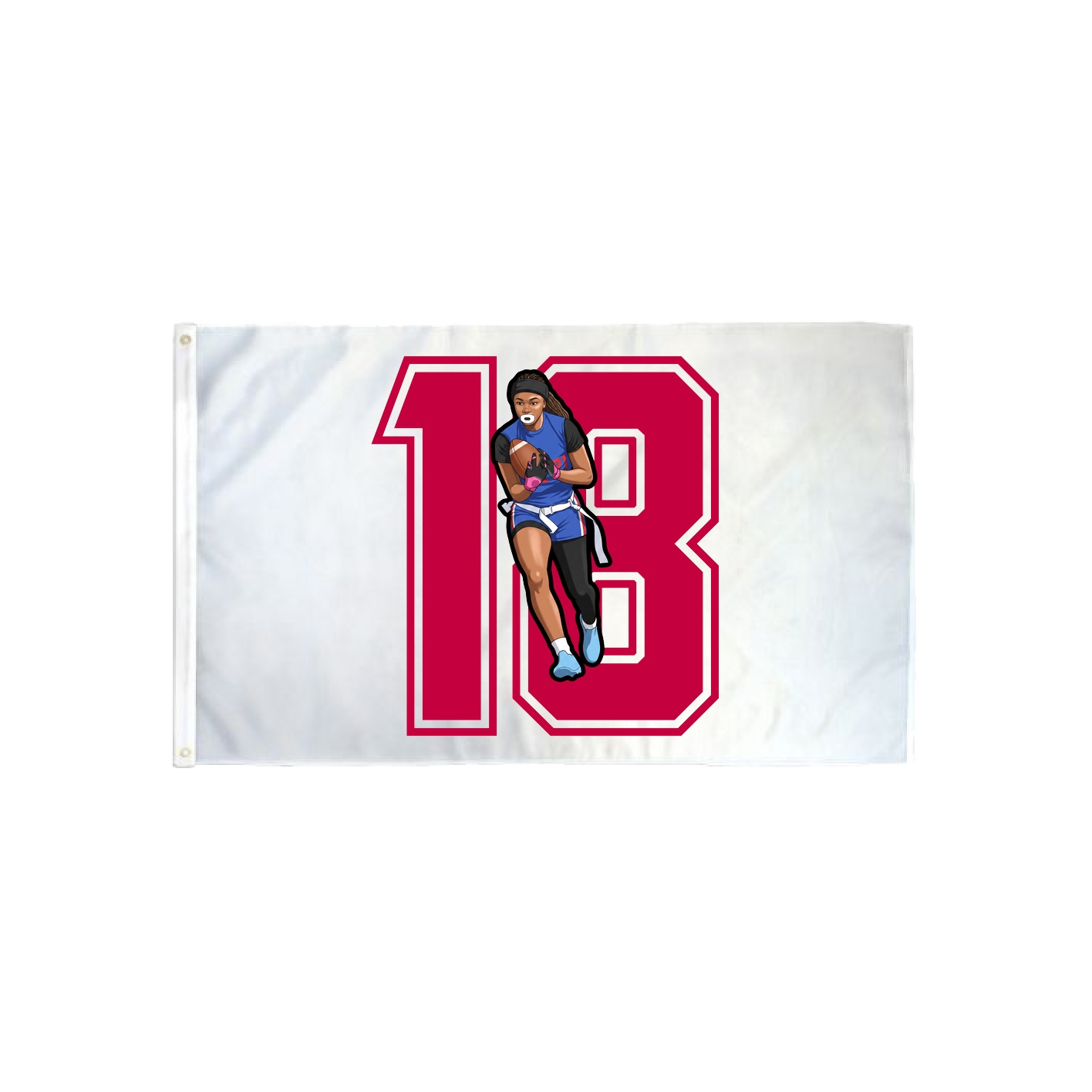 3x5 Flag — Number in Classic