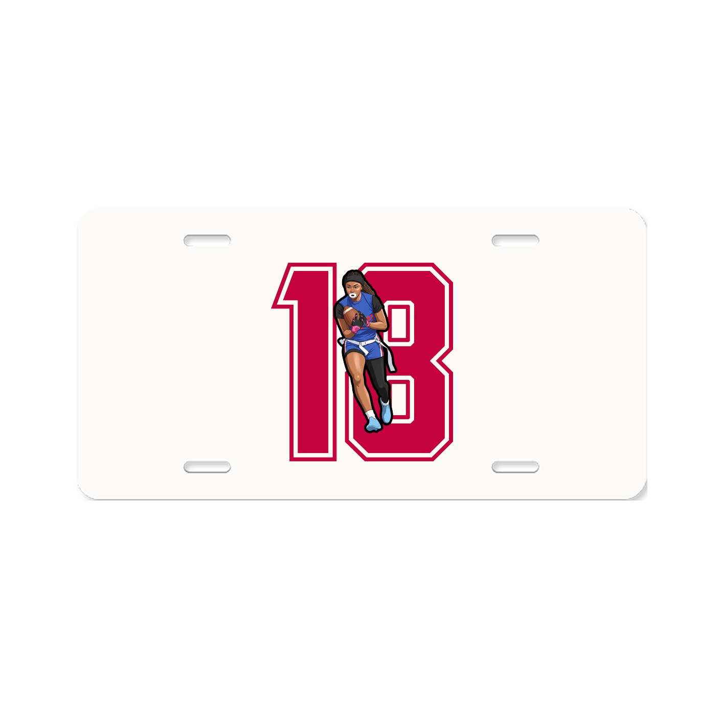 License Plate — Number in Classic