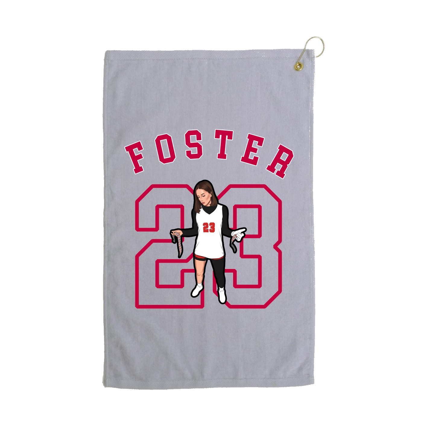 Golf Towel — Shirsey Arch in Grey
