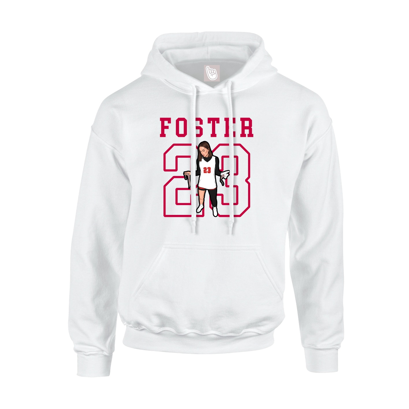 Youth Hoodie — Shirsey in White