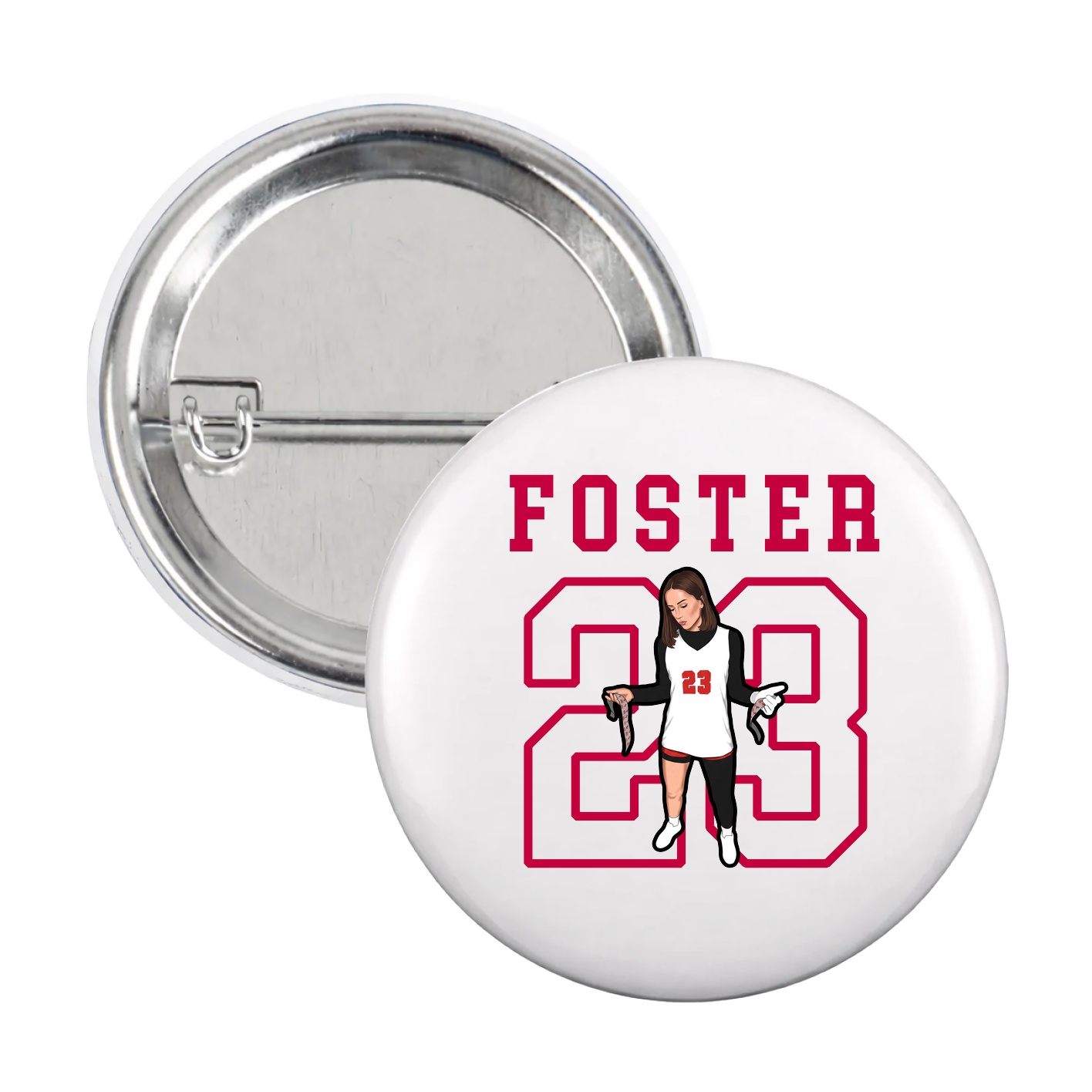 Game Day Button — Shirsey in White