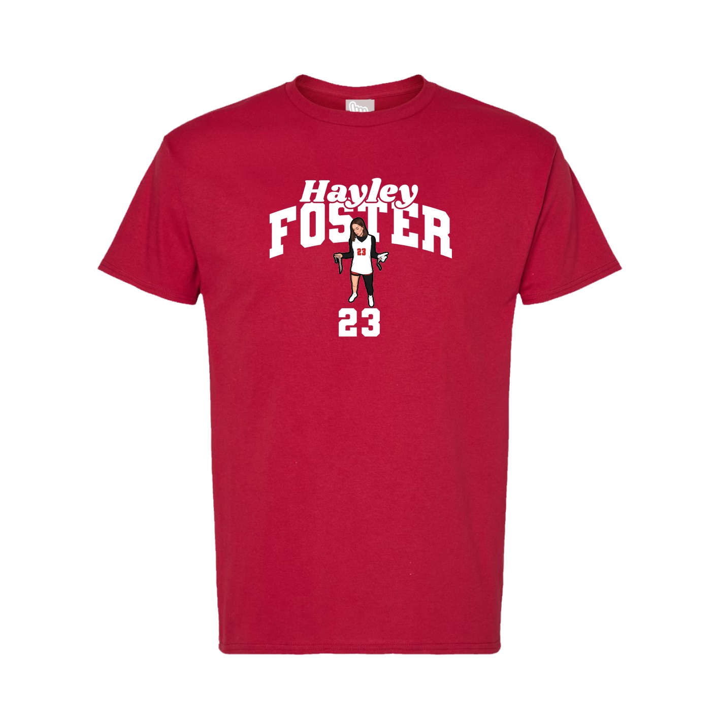 Tee — Signature Arch in Crimson