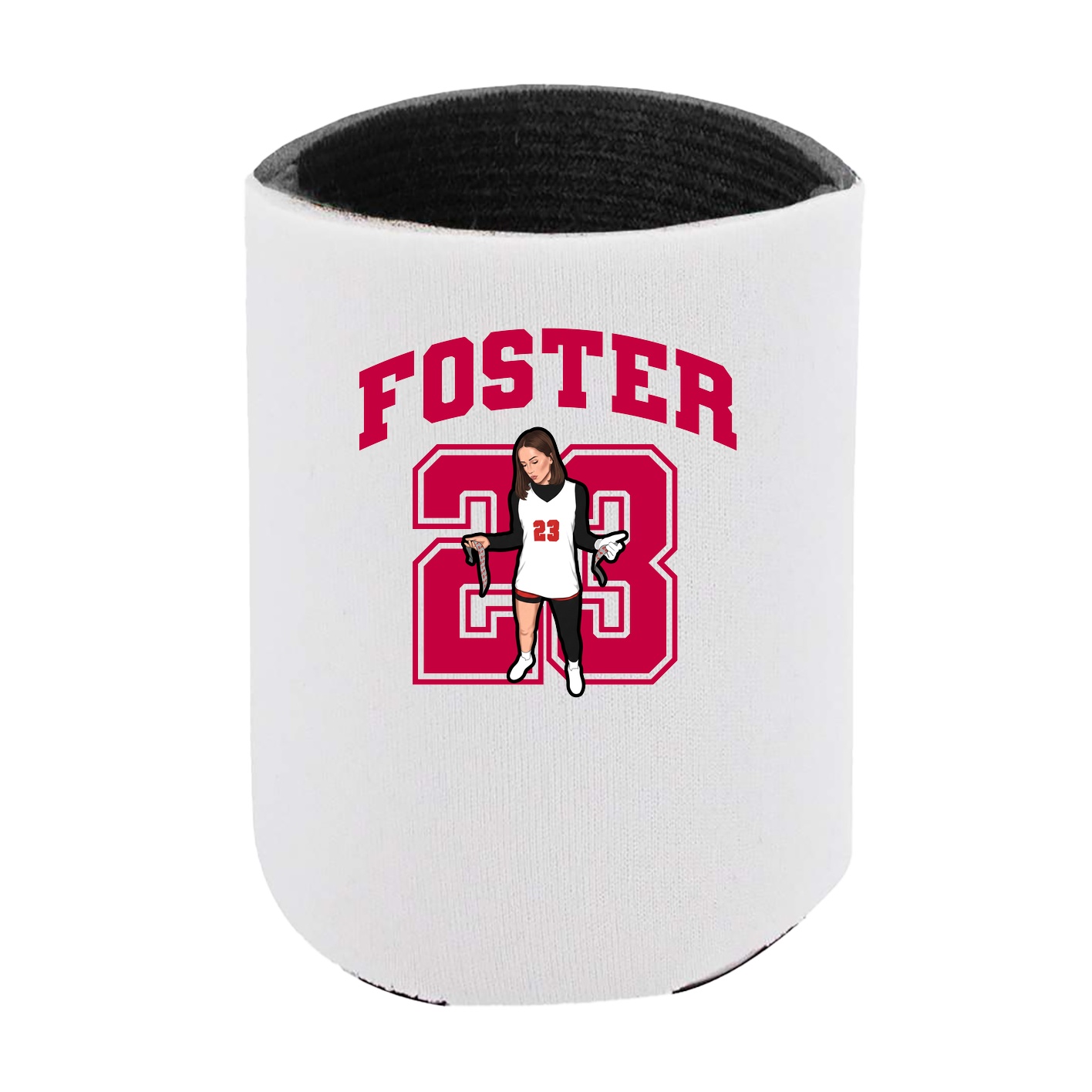 Can Holder — Number in White
