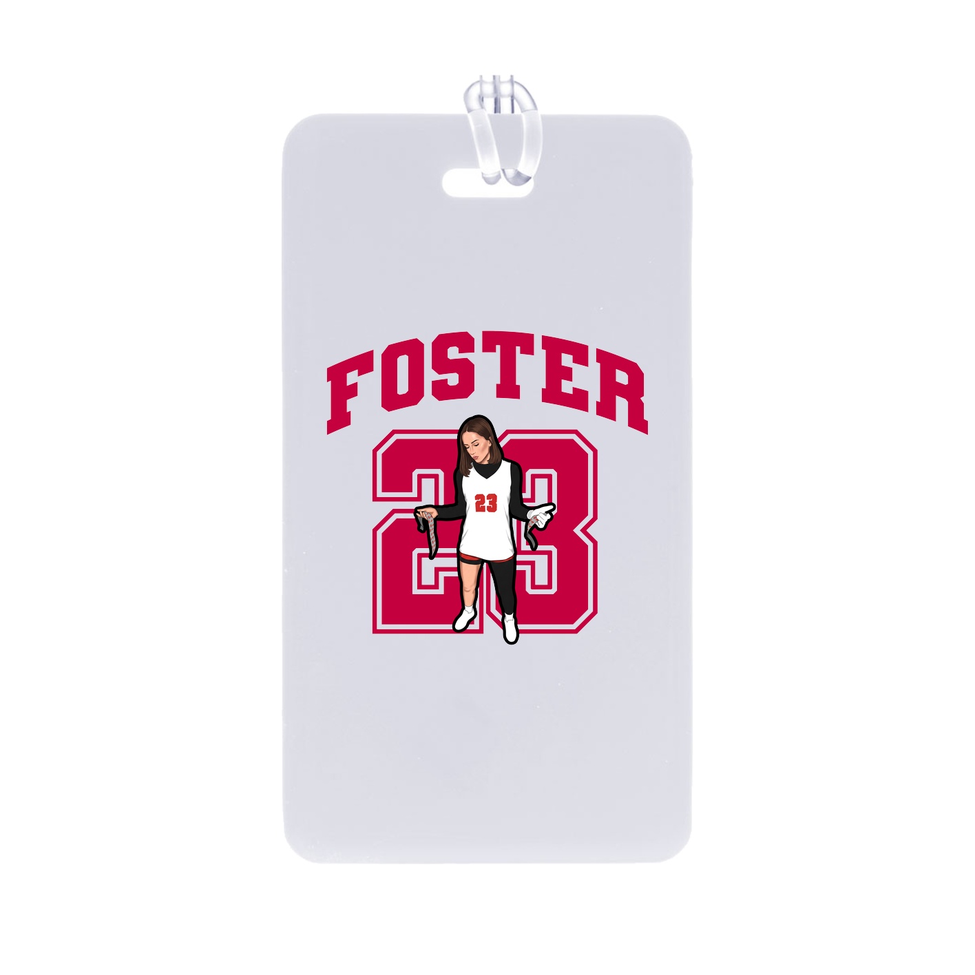 Bag Tag — Number in Classic