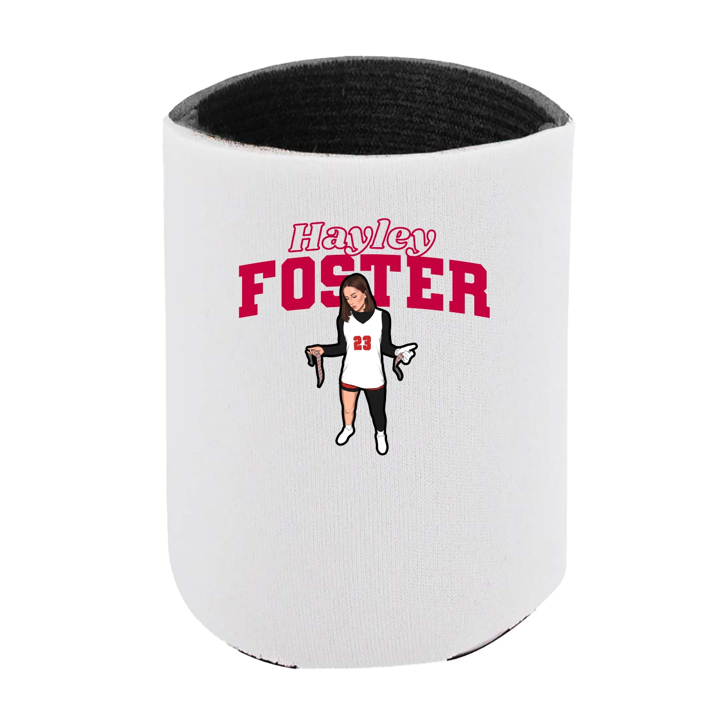Can Holder — Name Arch in White
