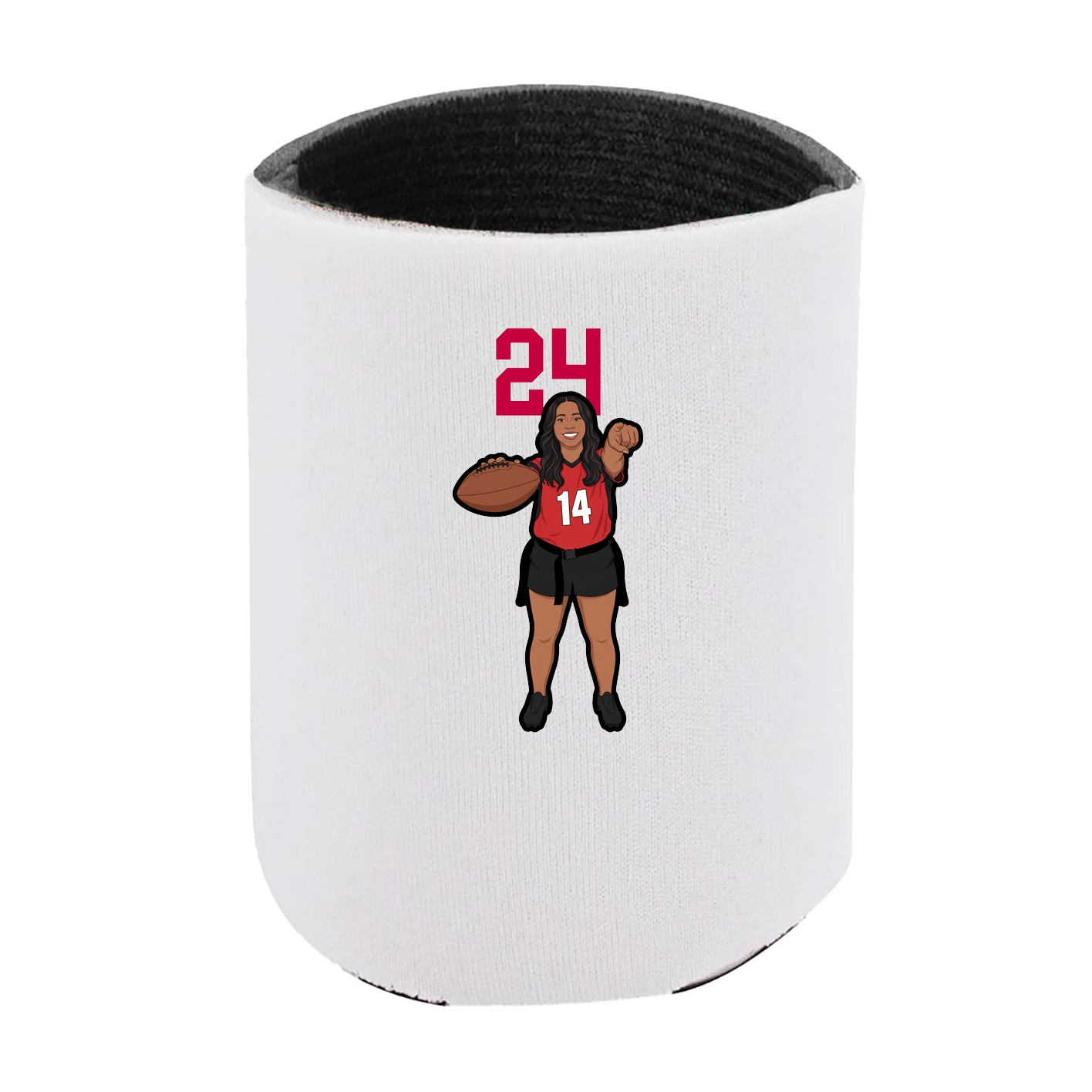 Can Holder — Number Top in White