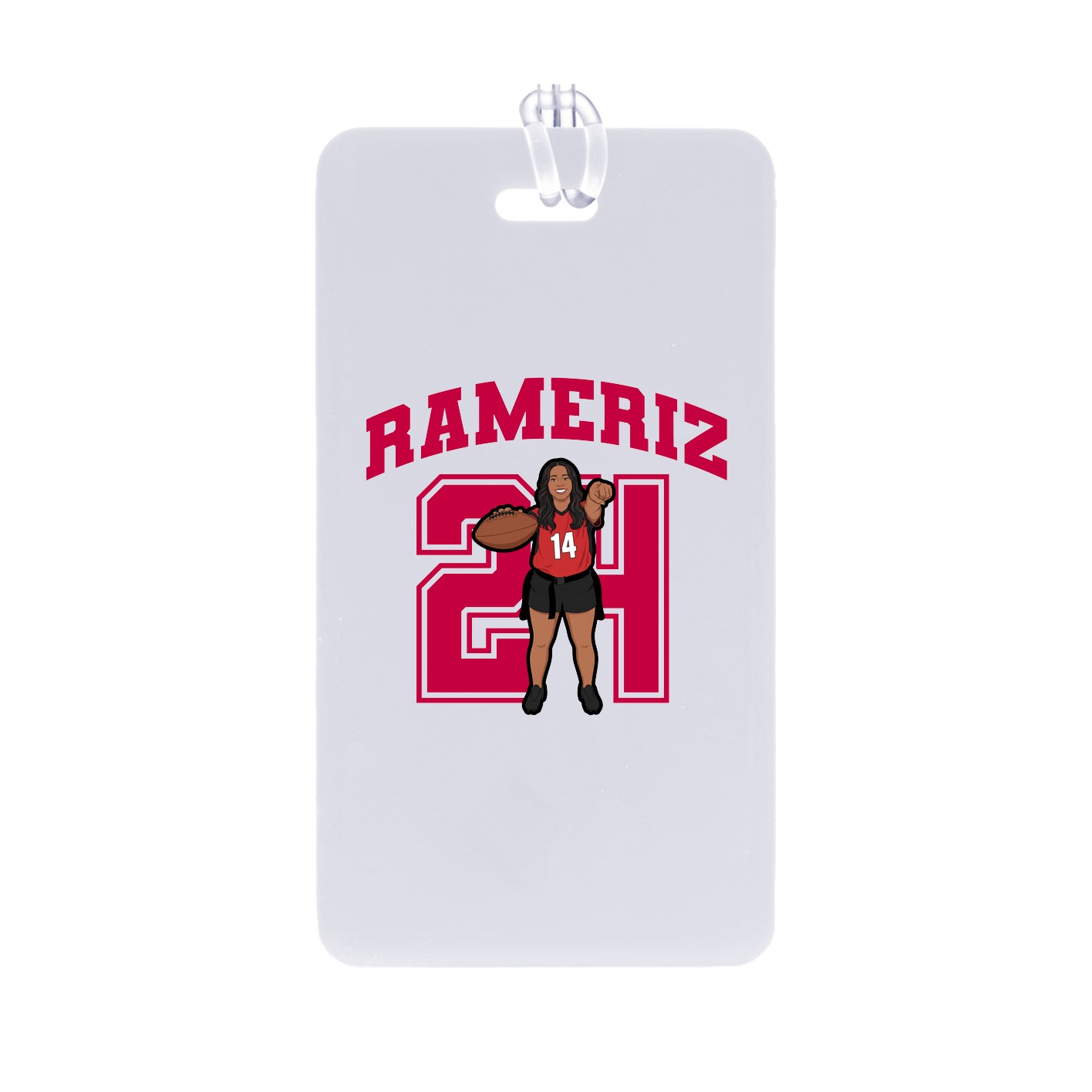 Bag Tag — Number in Classic