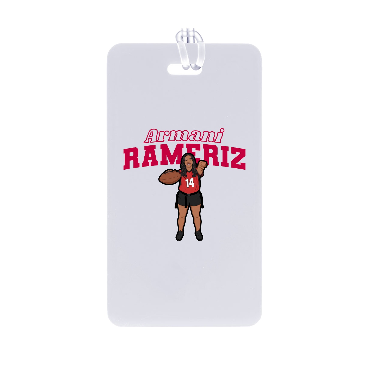 Bag Tag — Name Arch in Classic