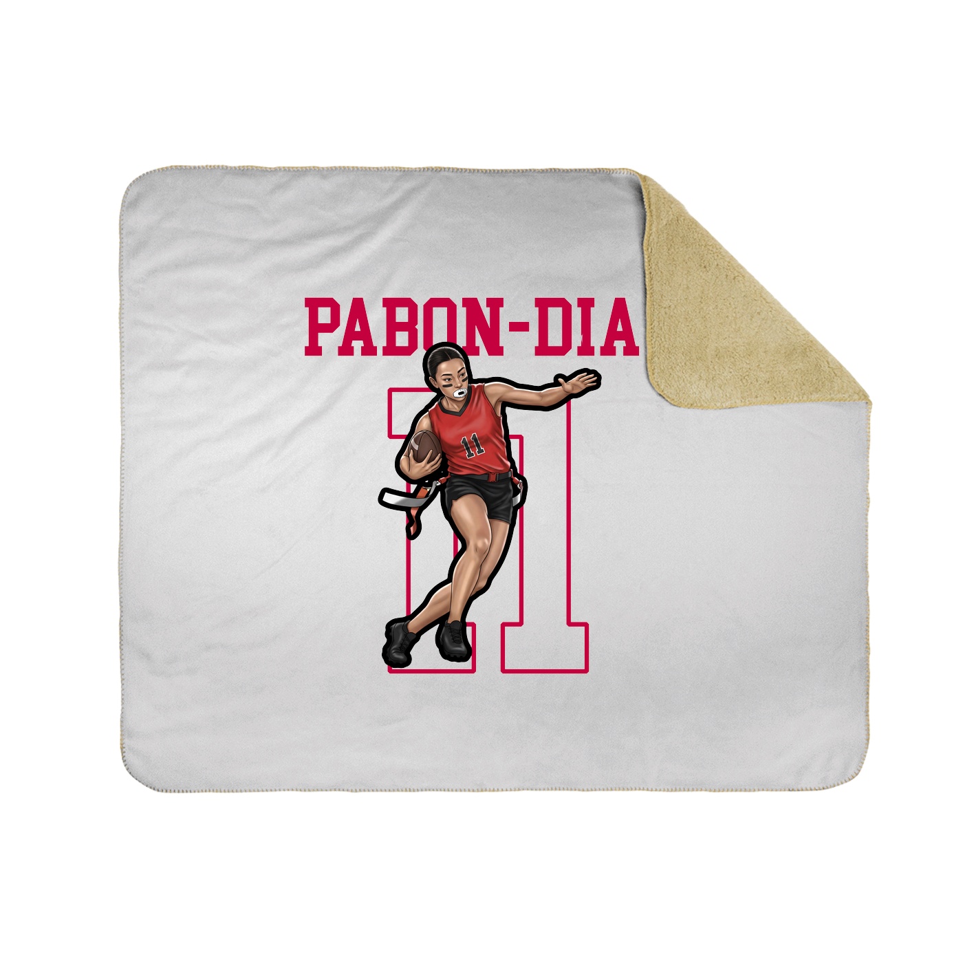Throw Blanket — Shirsey in White