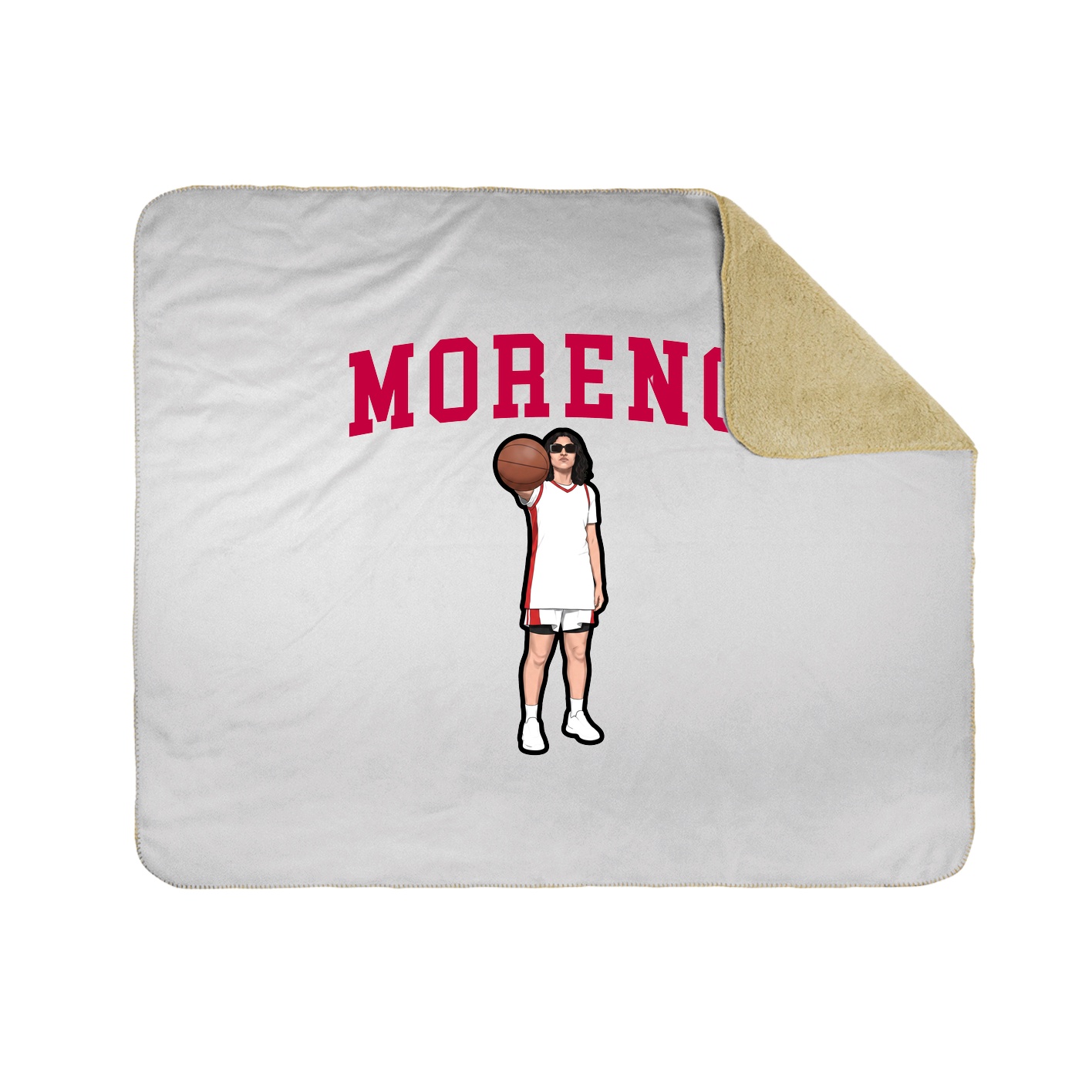 Throw Blanket — Shirsey in White