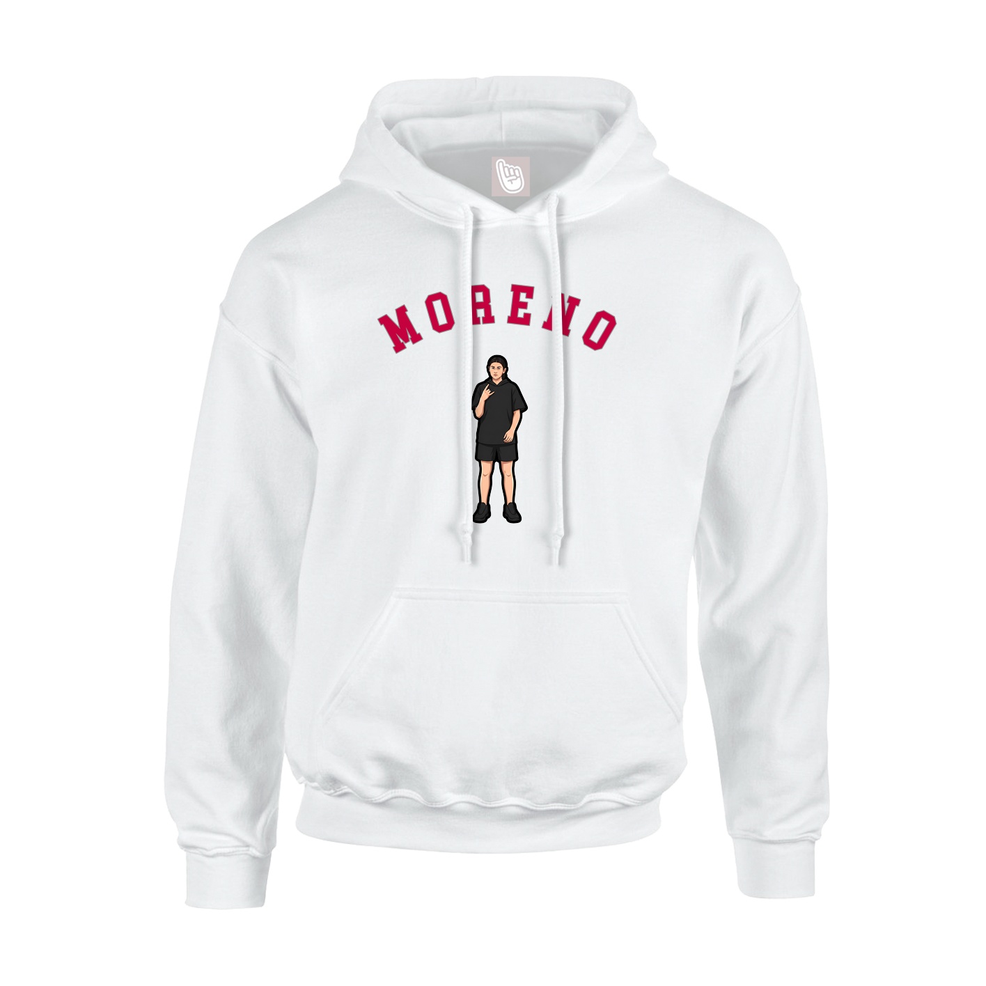Hoodie — Shirsey Arch in White