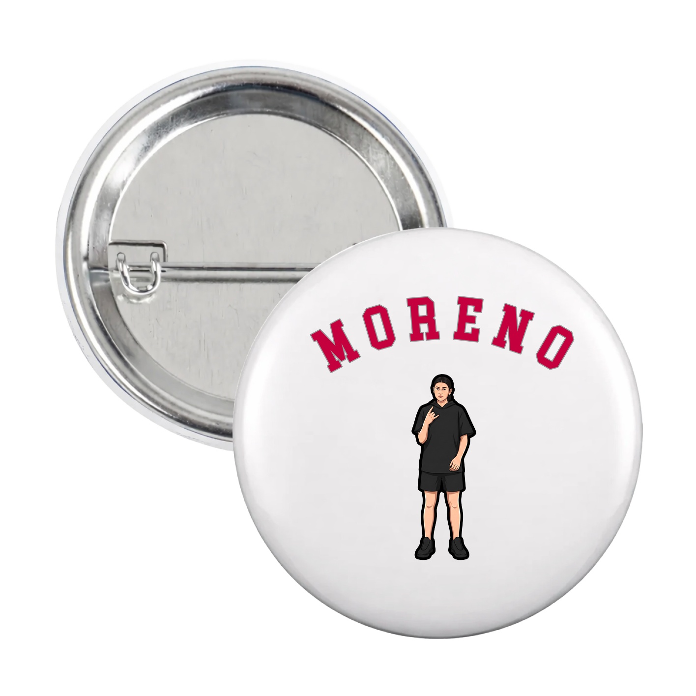 Game Day Button — Shirsey Arch in White