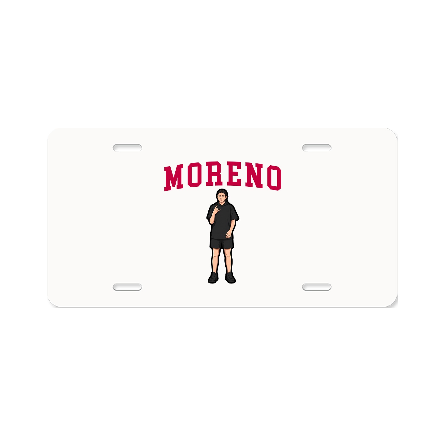 License Plate — Shirsey in Classic