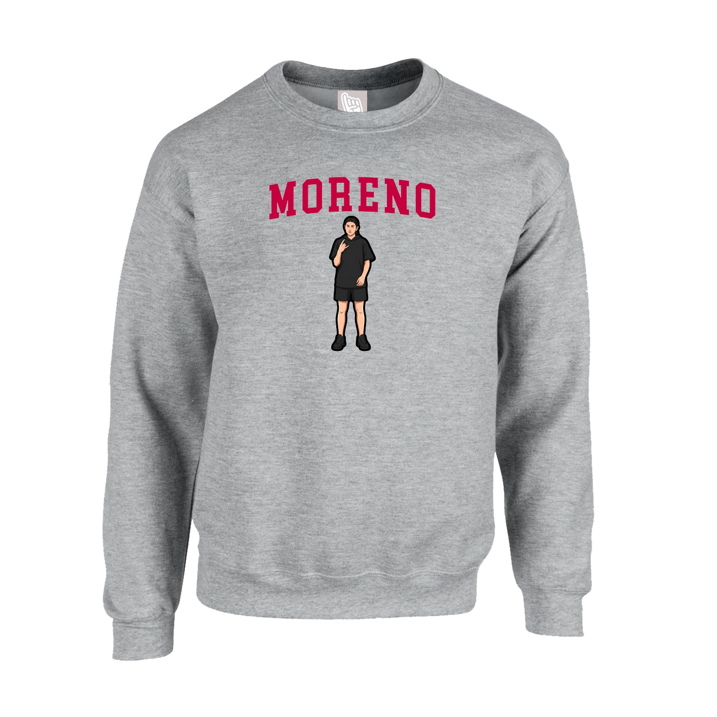 Fleece Crew — Shirsey in Grey